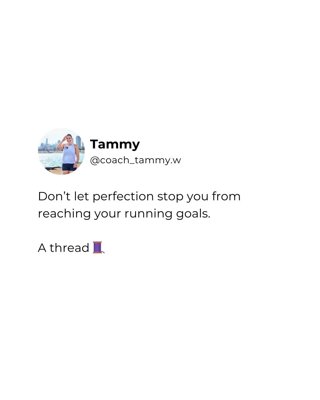 Honestly this is applicable for any goals, not just running or fitness related 🤷&zwj;♀️

#runningcoach #progressoverperfection #marathontraining