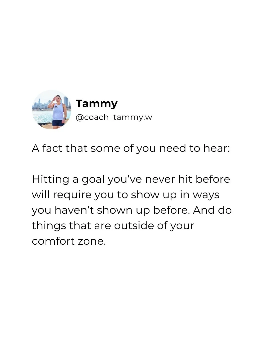 Here&rsquo;s the thing I think not enough coaches are saying 👇

There can be a balance between the &ldquo;no days off&rdquo; and push through everything crowd and &ldquo;always listen to your body&rdquo; approach.

And while I do believe you need to