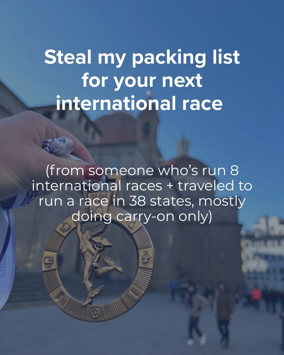 Go ahead and save if you&rsquo;re running an upcoming international race! 📌

I&rsquo;ve traveled a lot to run marathons and half marathons, and while I still forget things sometimes (cuz I usually pack a few hours before I need to be at the airport 
