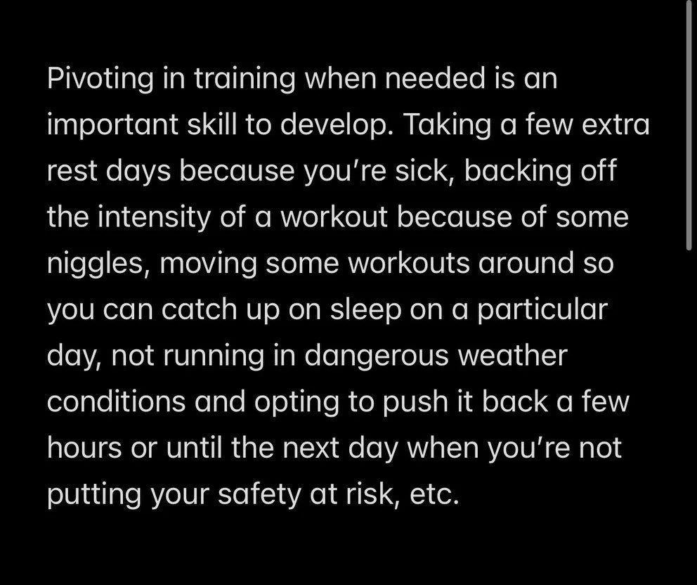 Just gonna put this right here.

Same thing goes for pivoting if you have an injury and should defer a race or it would be unsafe to continue a race so you DNF.

I have more respect for the people and organizations that make the tough calls because t
