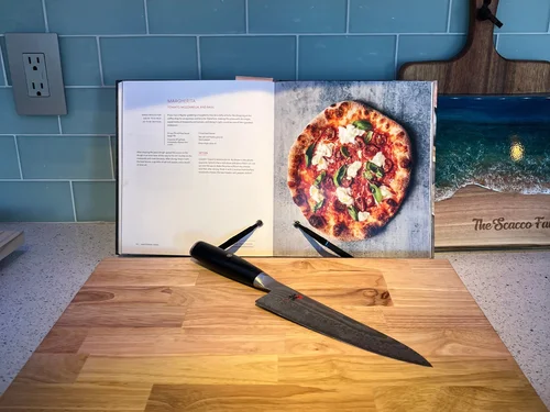 Hevea Prep Surface handmade wooden pizza tool