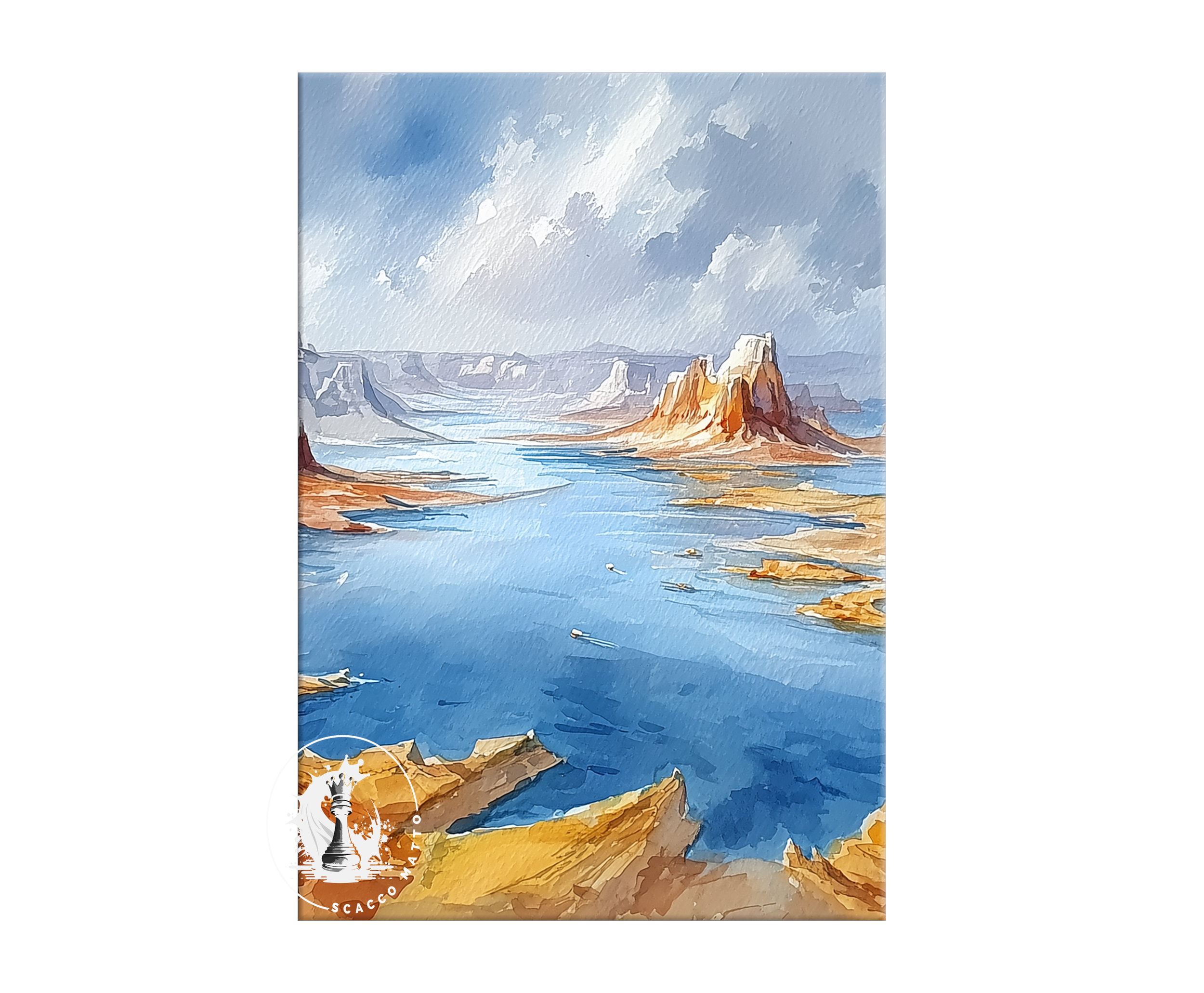 lake-powell-red-rock-canyon-utah-watercolor-triptych-wall-art-middle-panel.webp