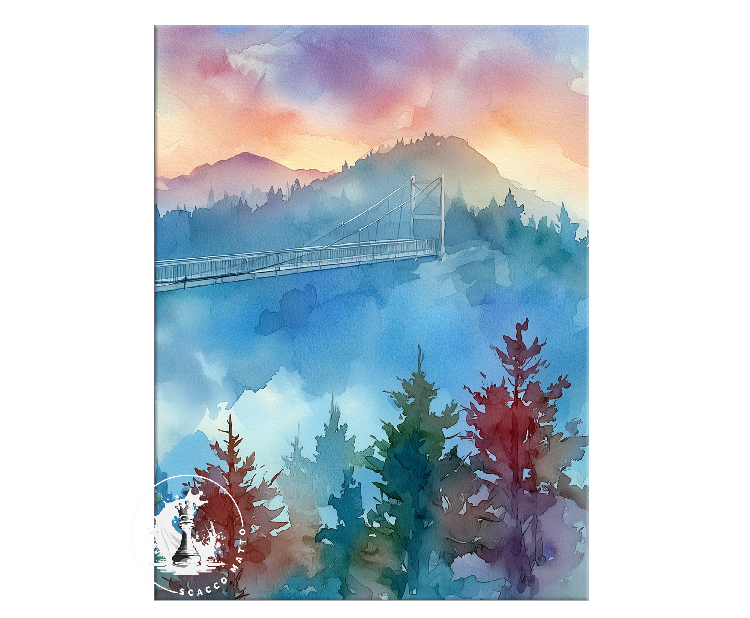 grandfather-mountain-mile-high-swinging-bridge-north-carolina-watercolor-triptych-wall-art-right-panel.webp