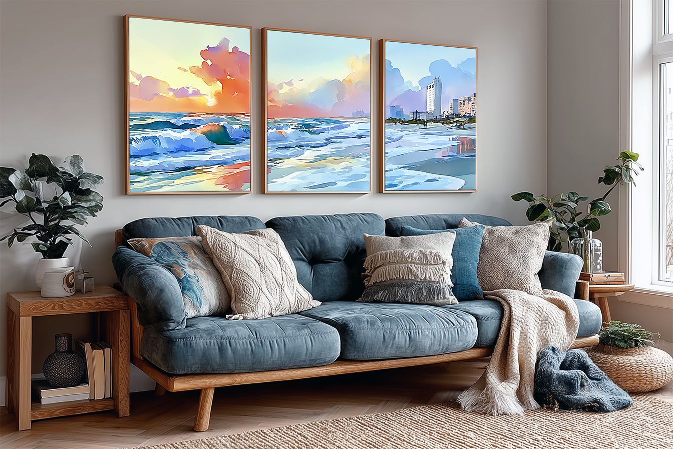 south-padre-island-texas-beach-dunes-watercolor-triptych-wall-art-angle-living-room.webp