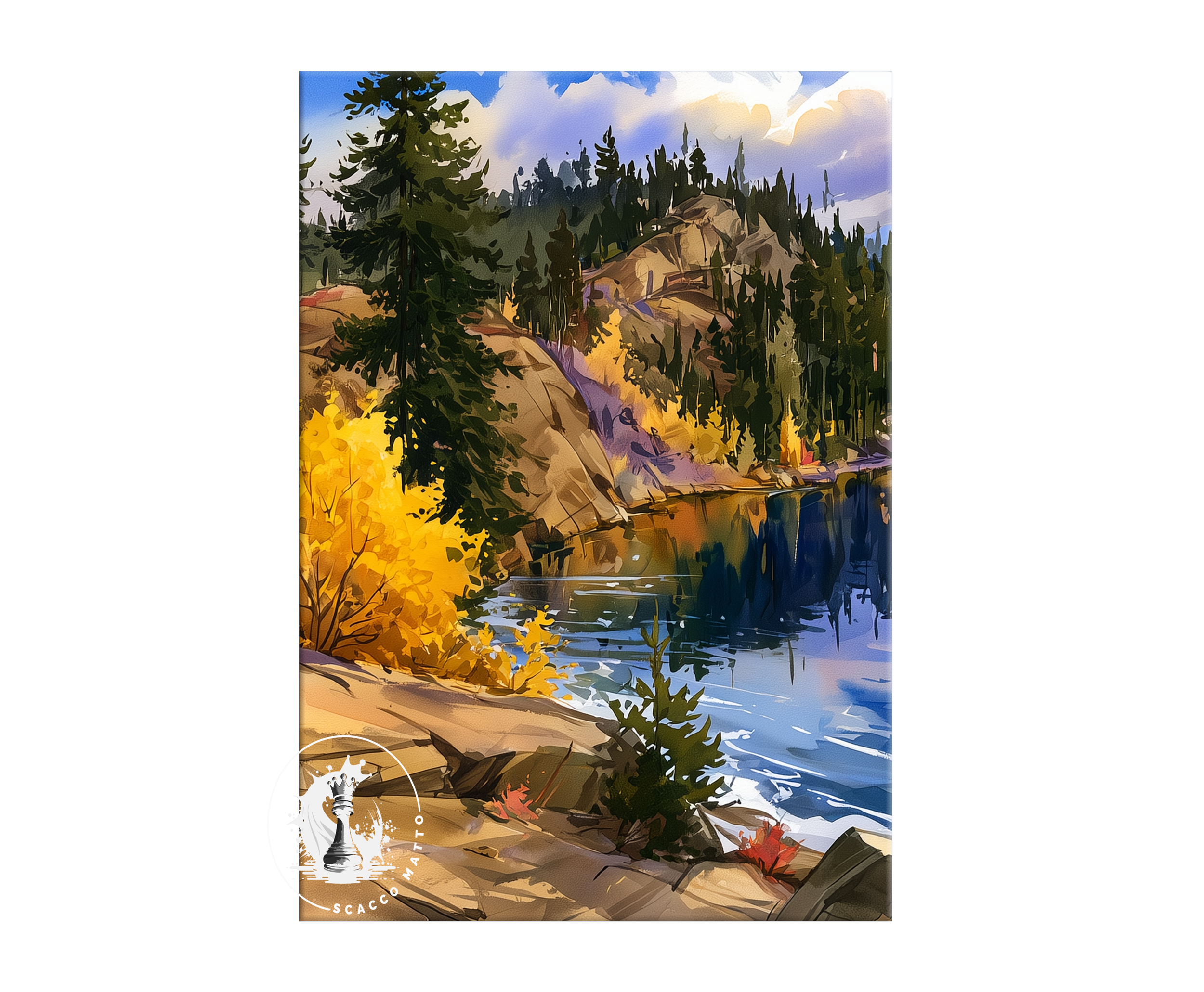 lake-wenatchee-state-park-washington-watercolor-triptych-wall-art-set-of-3-mountain-lake-prints-left-panel.webp