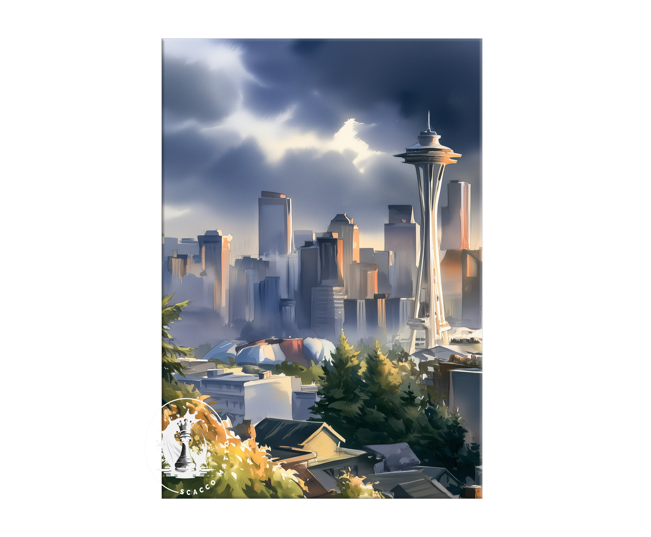 seattle-skyline-from-kerry-park-watercolor-triptych-wall-art-set-of-3-washington-city-prints-left-panel.webp