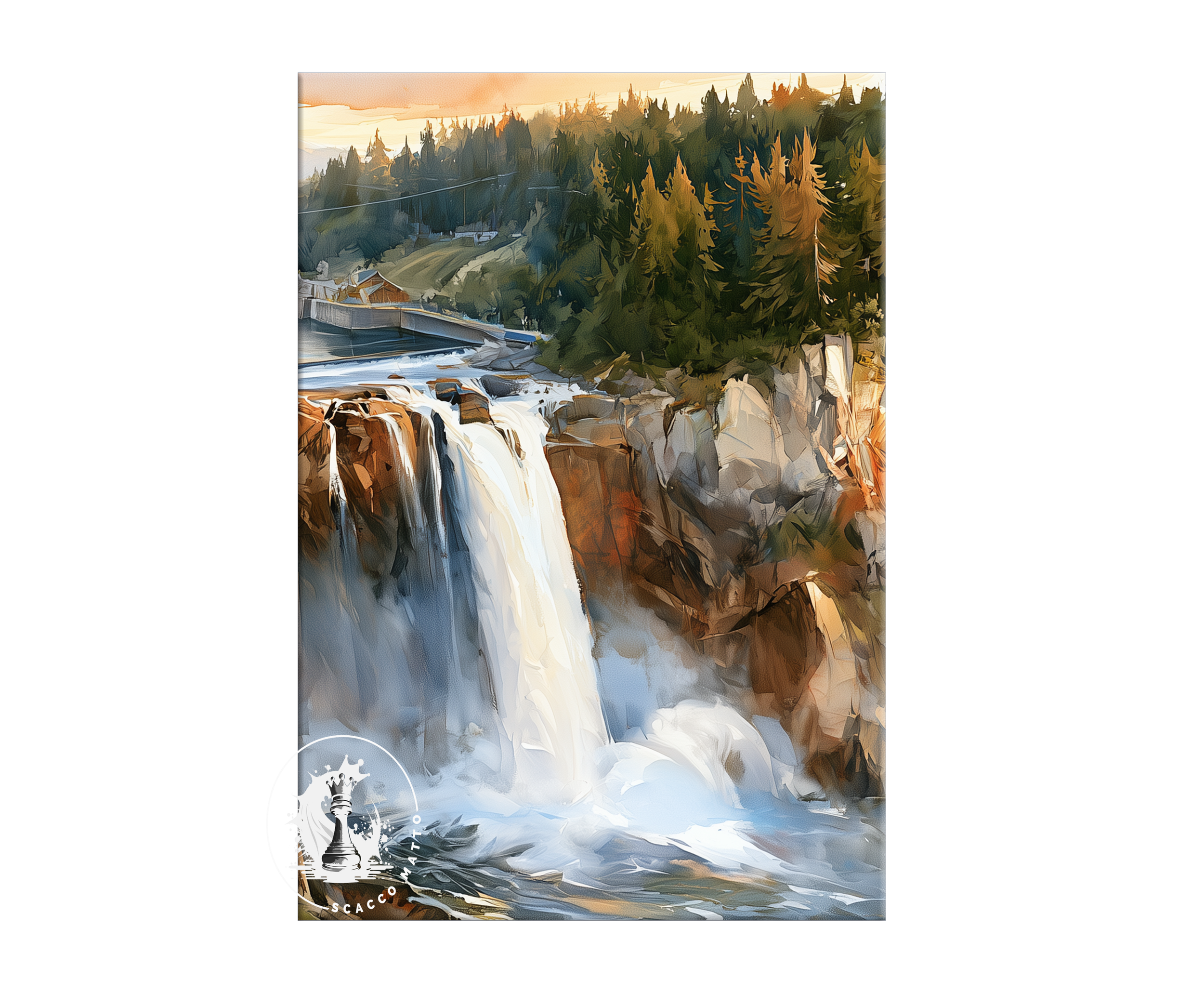 snoqualmie-falls-washington-misty-waterfall-watercolor-triptych-wall-art-set-of-3-pnw-prints-middle-panel.webp