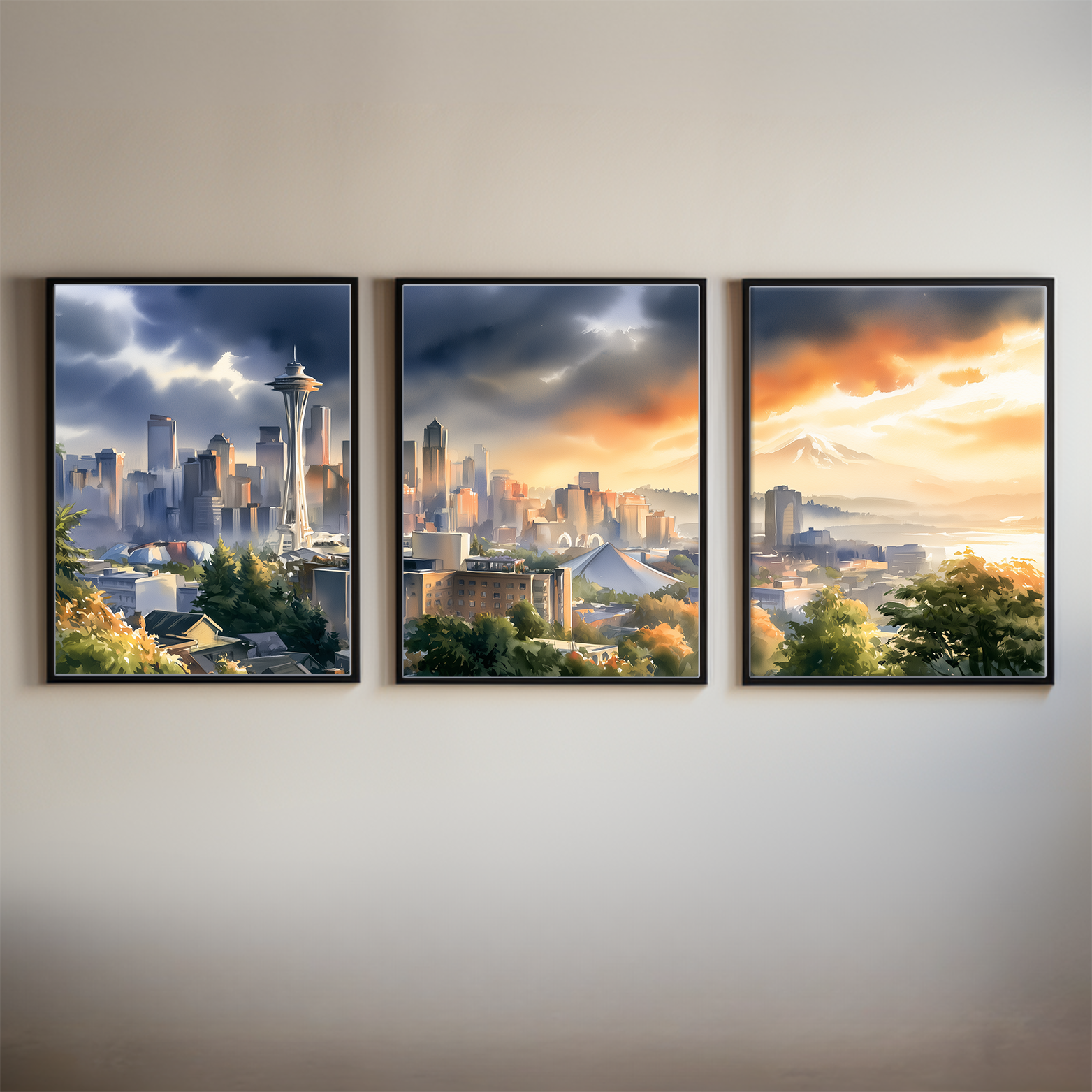 seattle-skyline-from-kerry-park-watercolor-triptych-wall-art-set-of-3-washington-city-prints-main-thumbnail.webp