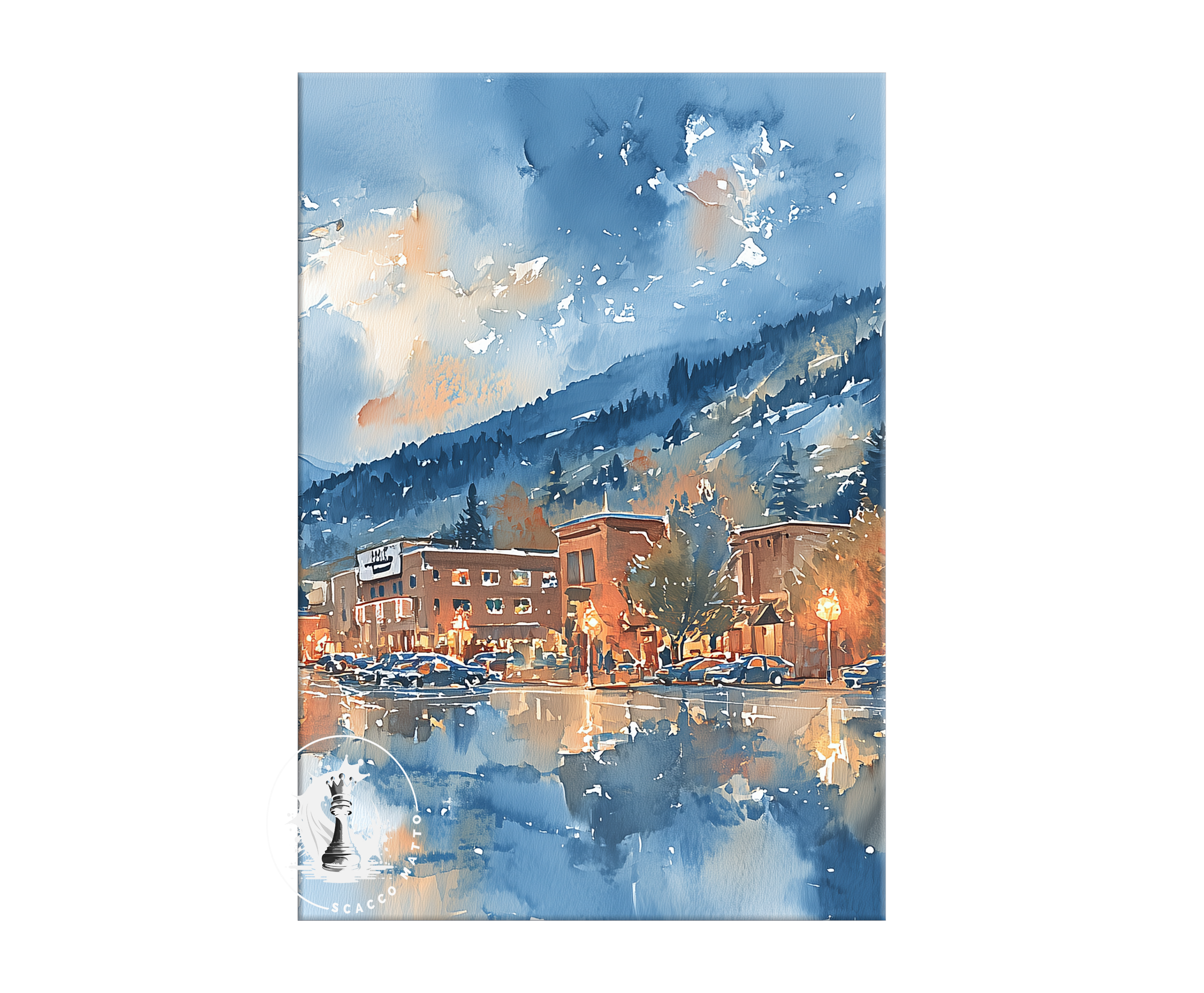 park-city-utah-sunset-watercolor-triptych-wall-art-middle-panel.webp