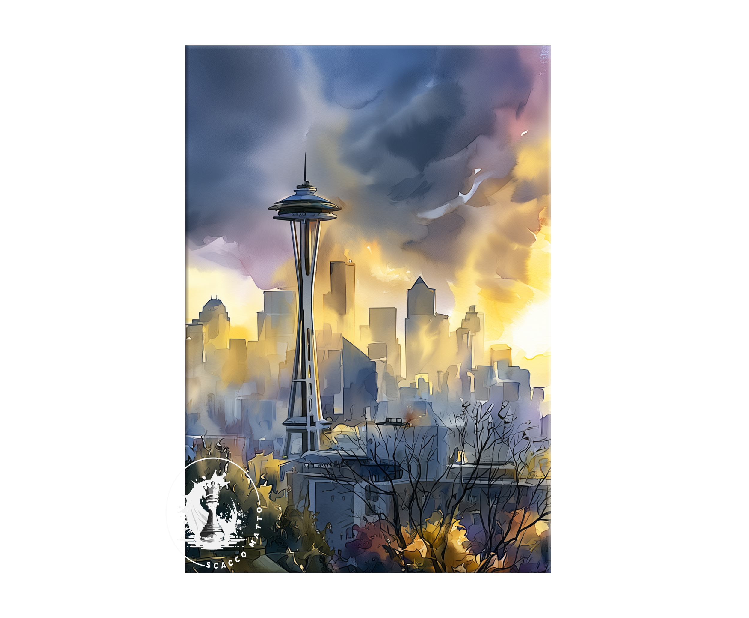 seattle-skyline-from-kerry-park-washington-watercolor-triptych-wall-art-set-of-3-cityscape-prints-middle-panel.webp