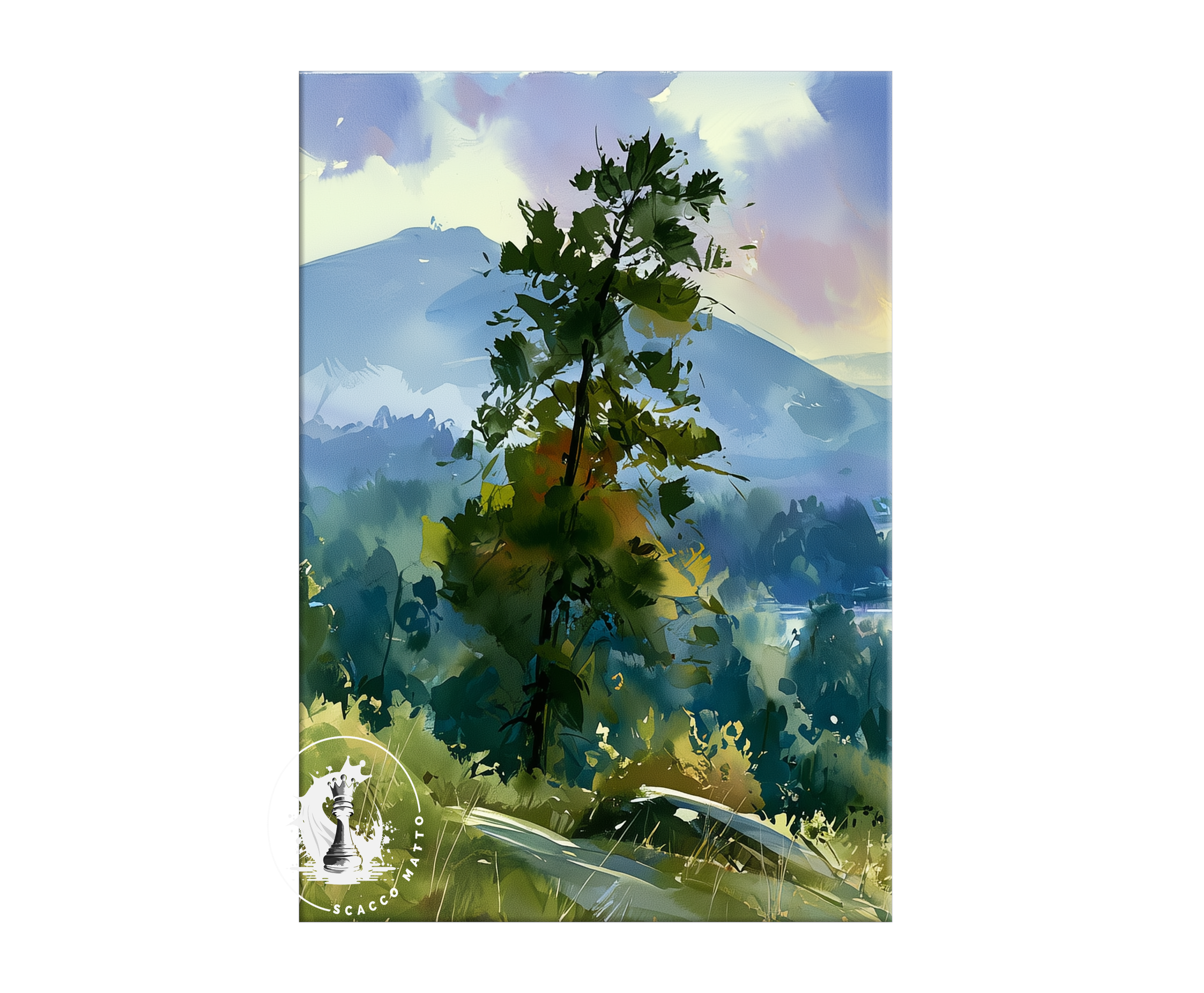 lake-lure-north-carolina-sunset-watercolor-triptych-wall-art-left-panel.webp