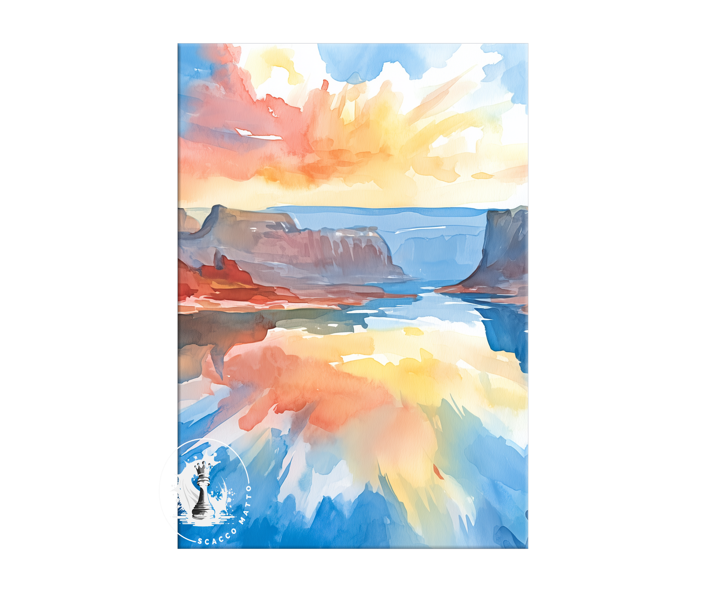 glen-canyon-lake-powell-utah-watercolor-triptych-wall-art-middle-panel.webp