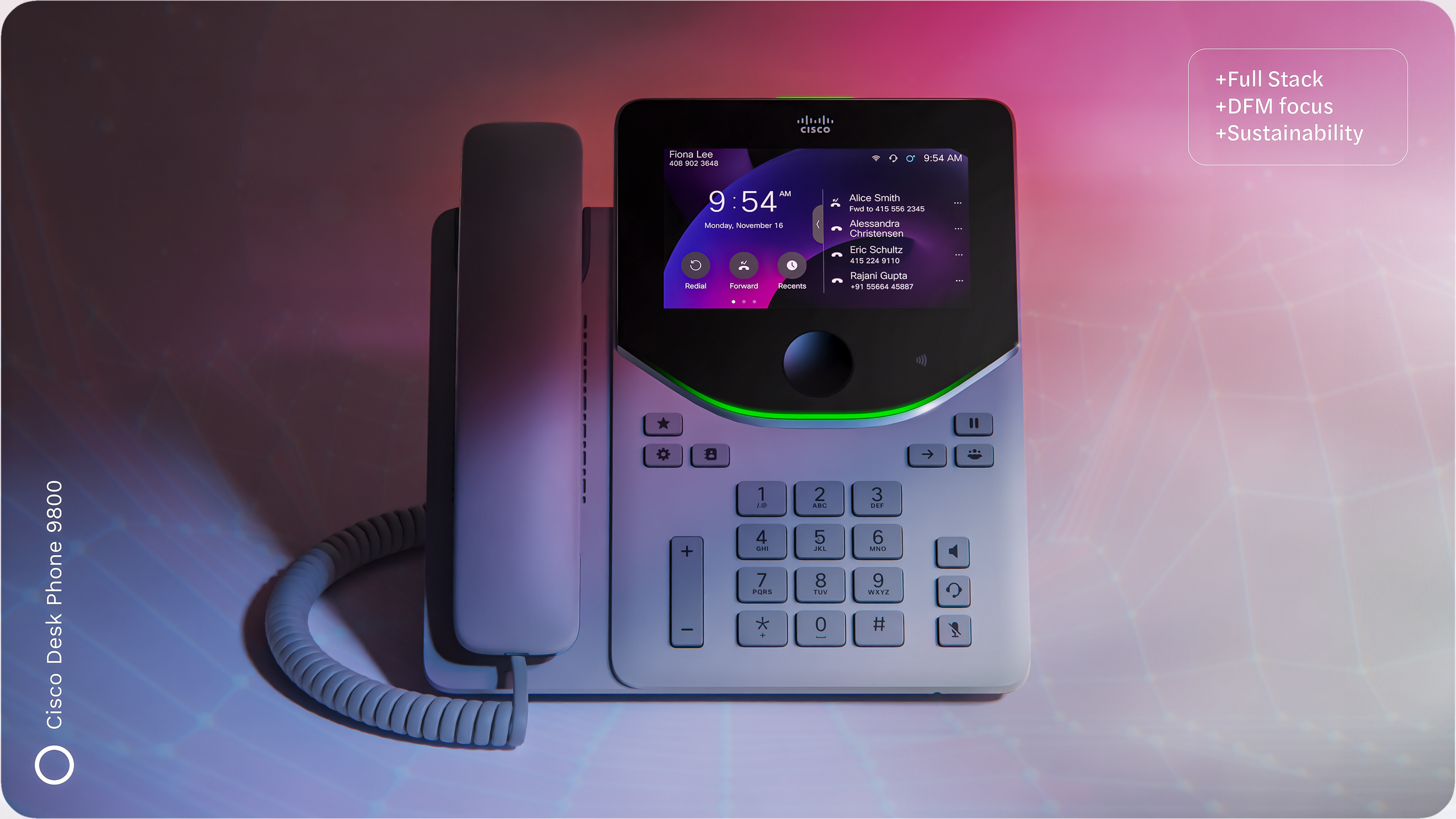 Cisco 9800 Series Desk Phones