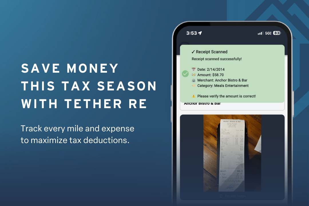 How Tether RE Helps You Save Money During Tax Season