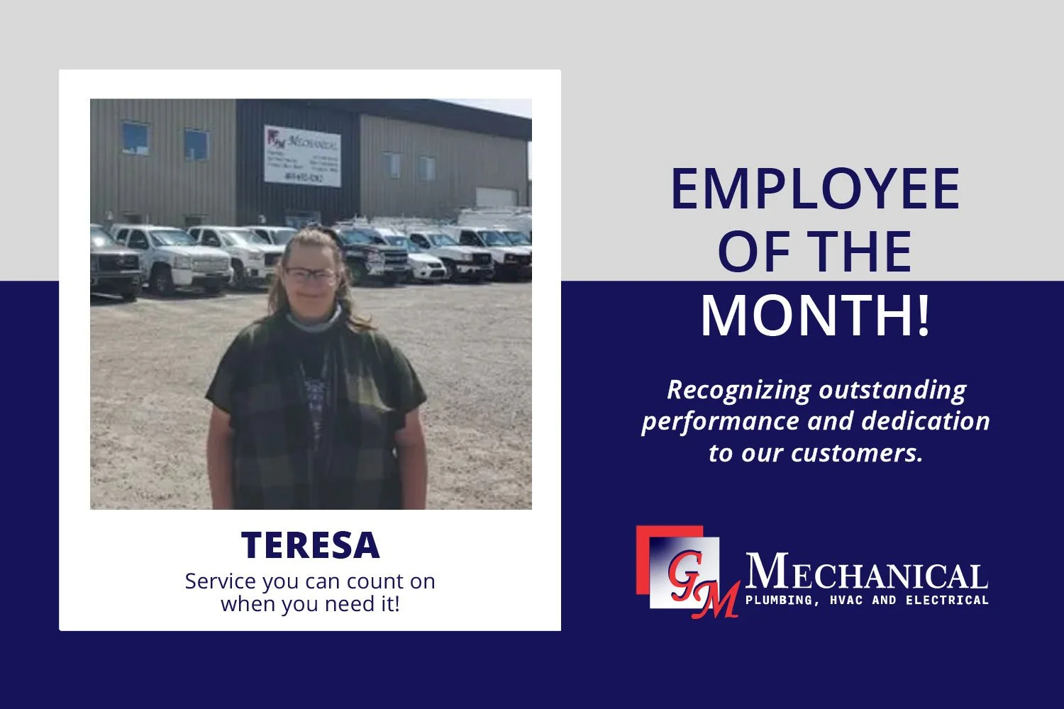 The Person Who Keeps G.M. Mechanical on Track: Meet Teresa (Office Manager + Safety Manager)