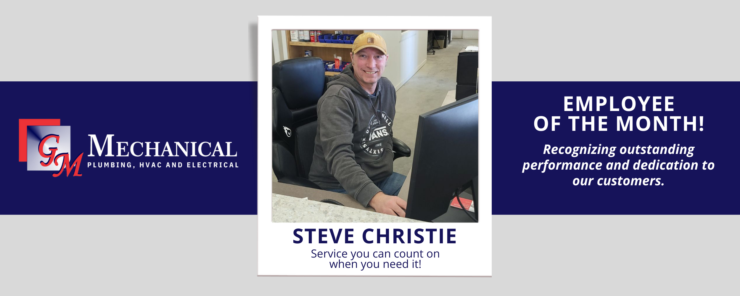 Steve Mech Employee Of The Month: Steve Christie — GM Mechanical