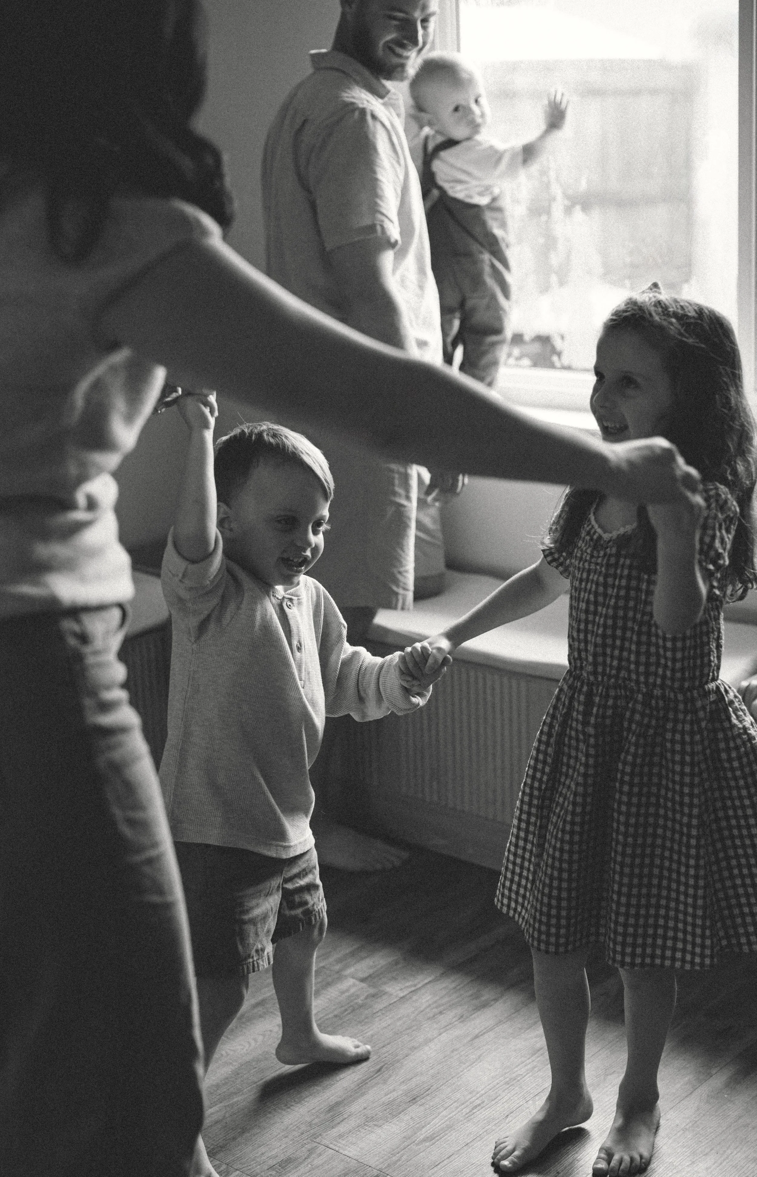 Documentary style family photos in New Orleans