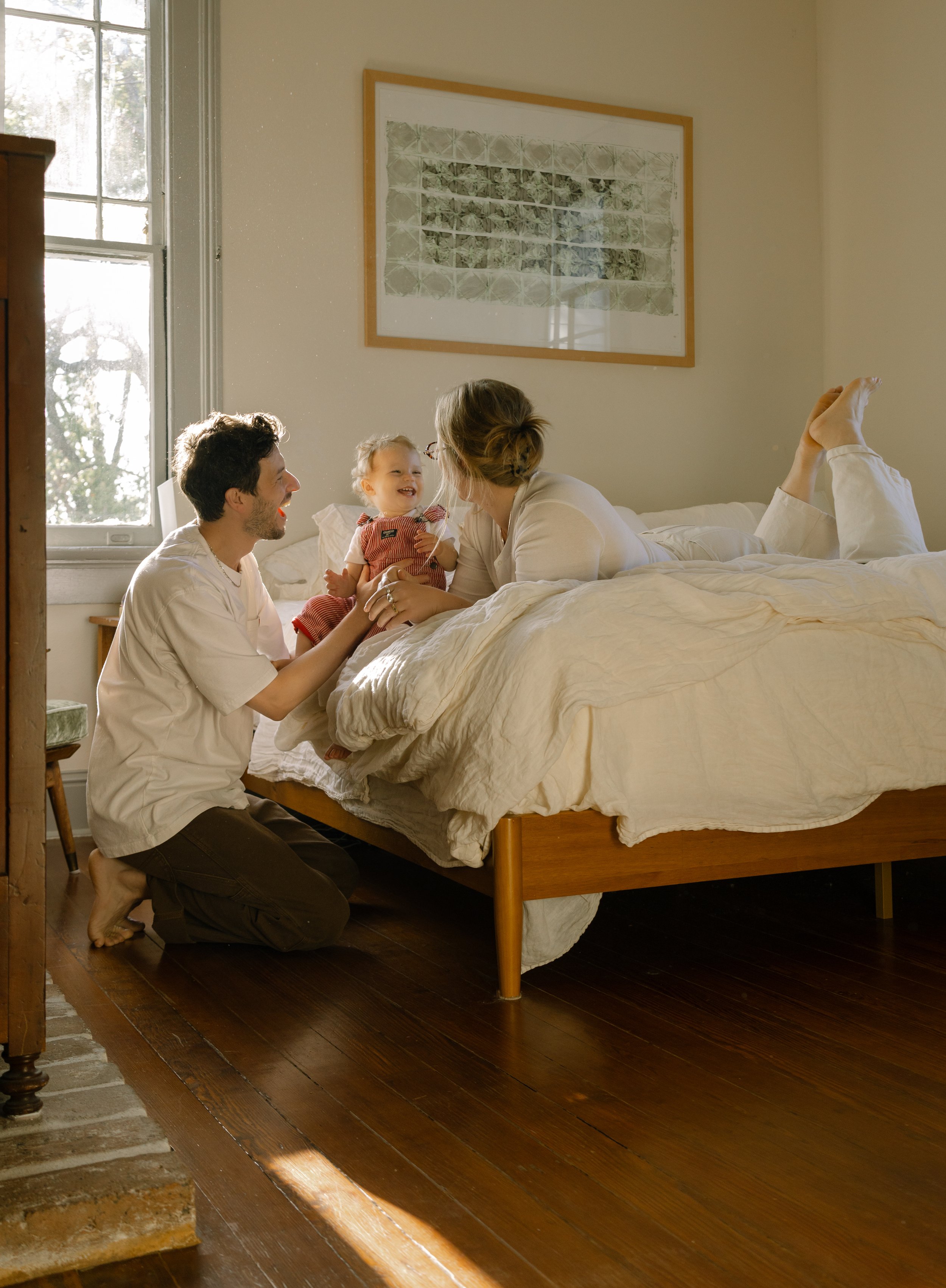 Cozy In-Home Family Photos in New Orleans | A Slow Morning at Home