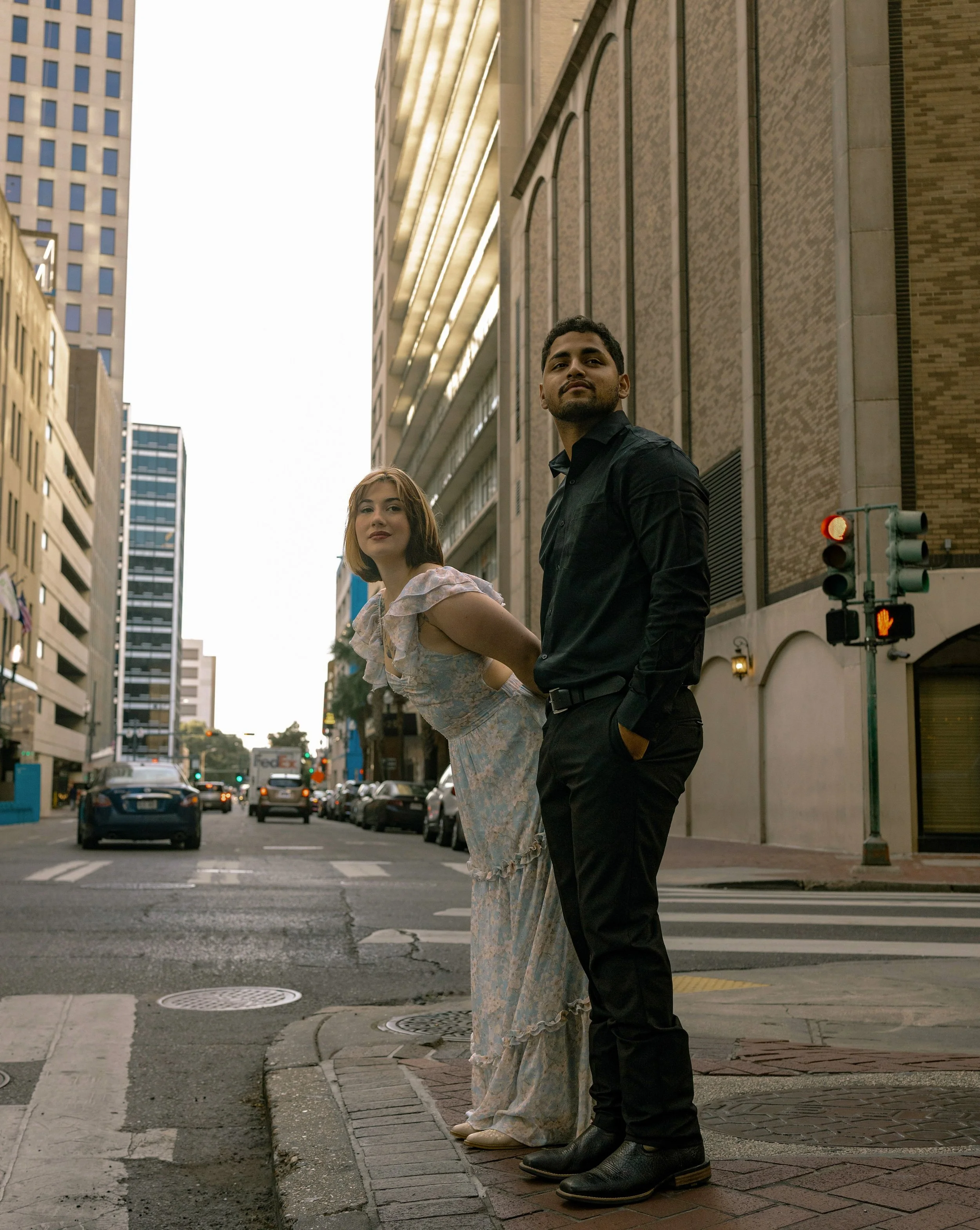 Romantic, soulful, and cinematic couples photo session. 