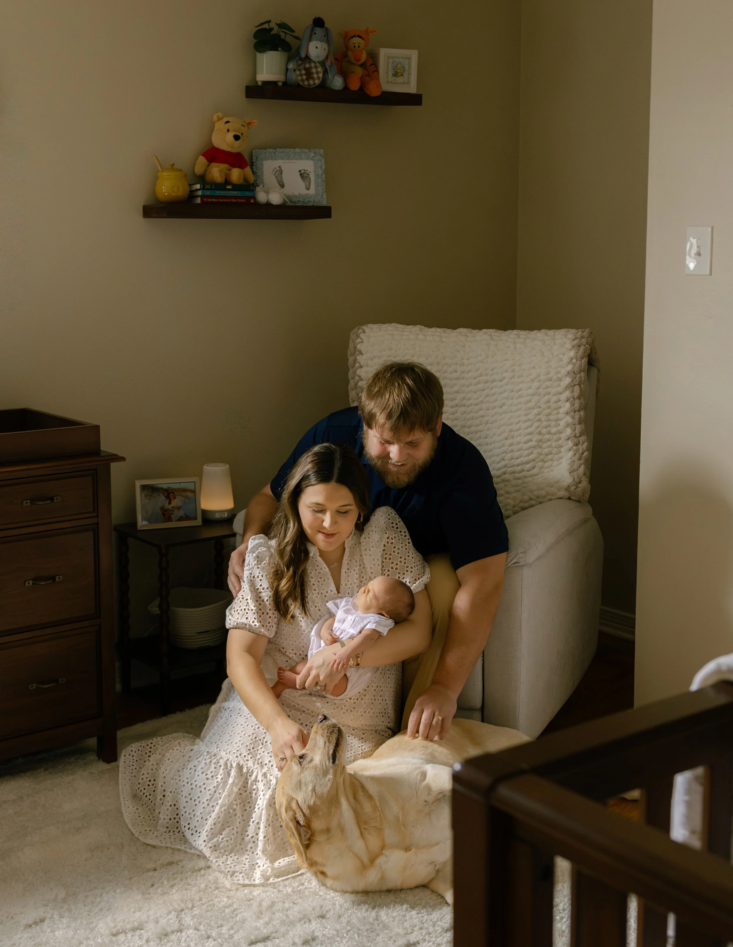 Cozy in-home newborn photos in New Orleans with Payne & Co. Photography