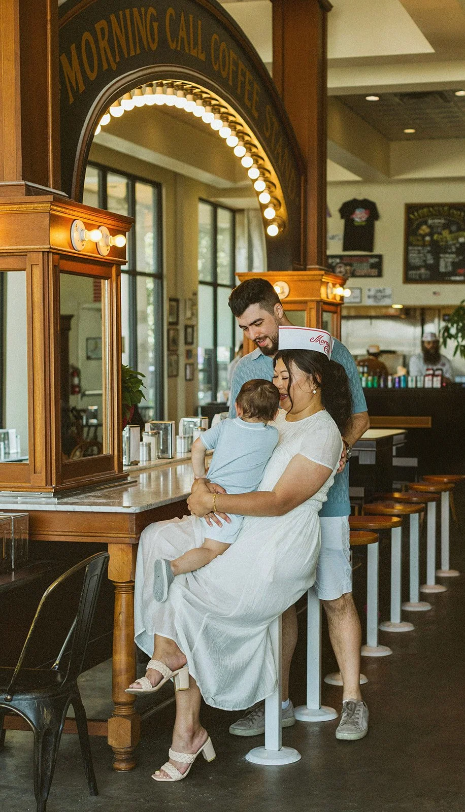 New Orleans family photos at Morning Call City Park with Payne & Co. Photography.