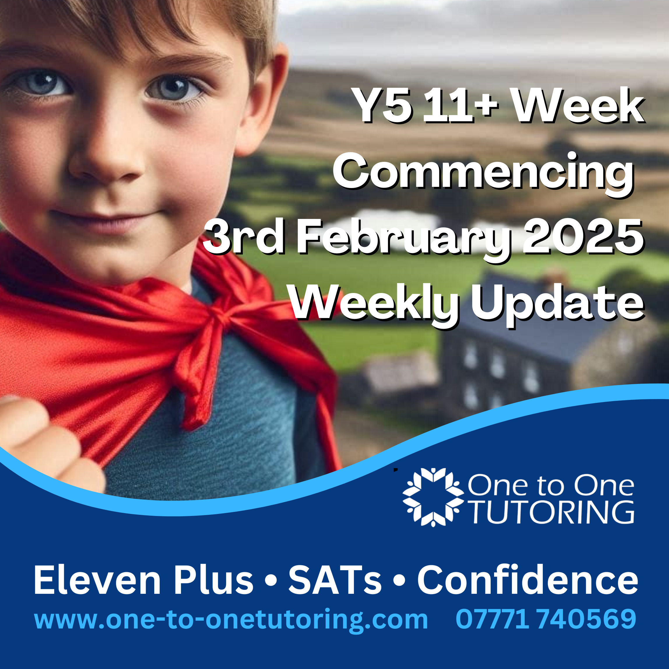 Y5 11+ Week Commencing 3rd February - Weekly Update