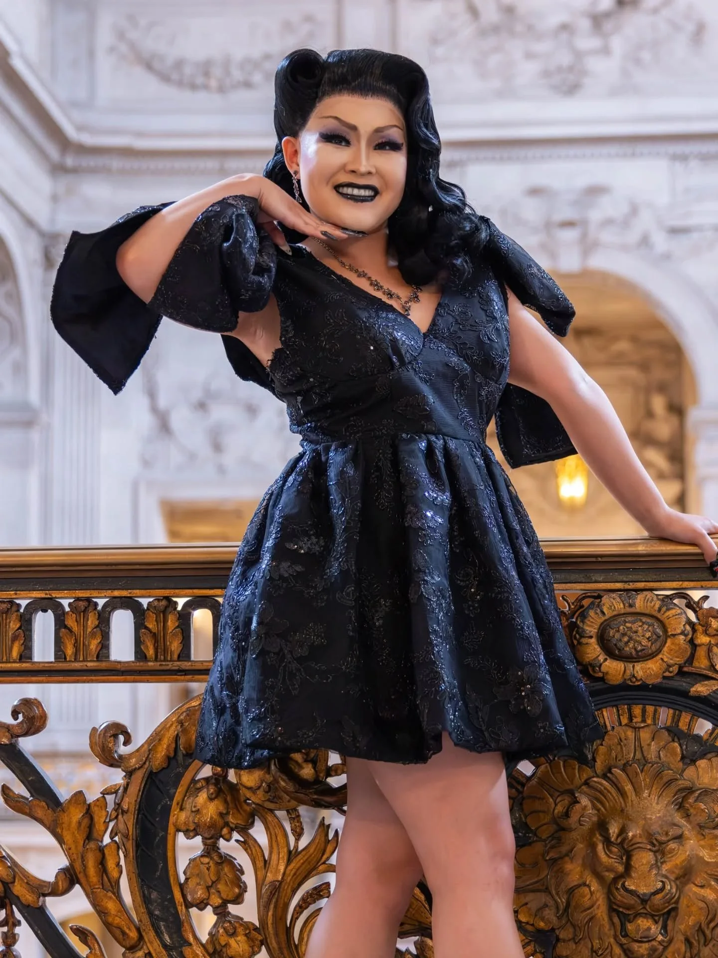 September photo dump 😋: got married at city hall ew 🥰 ROYALES returns to Understory, 🌸 performed at @obworld.productions Horse Girl 🐎 (again!) and 29 Palms Queer Film Festival. 🎞️

Not pictured: did Akaza &amp; Muzan themed numbers for @kaikaibe