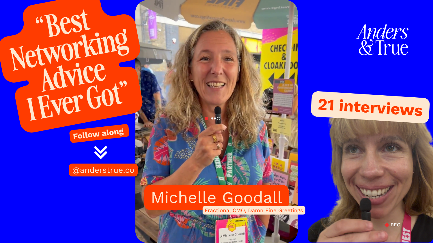 Best networking advice: your network is your net worth – Michelle Goodall