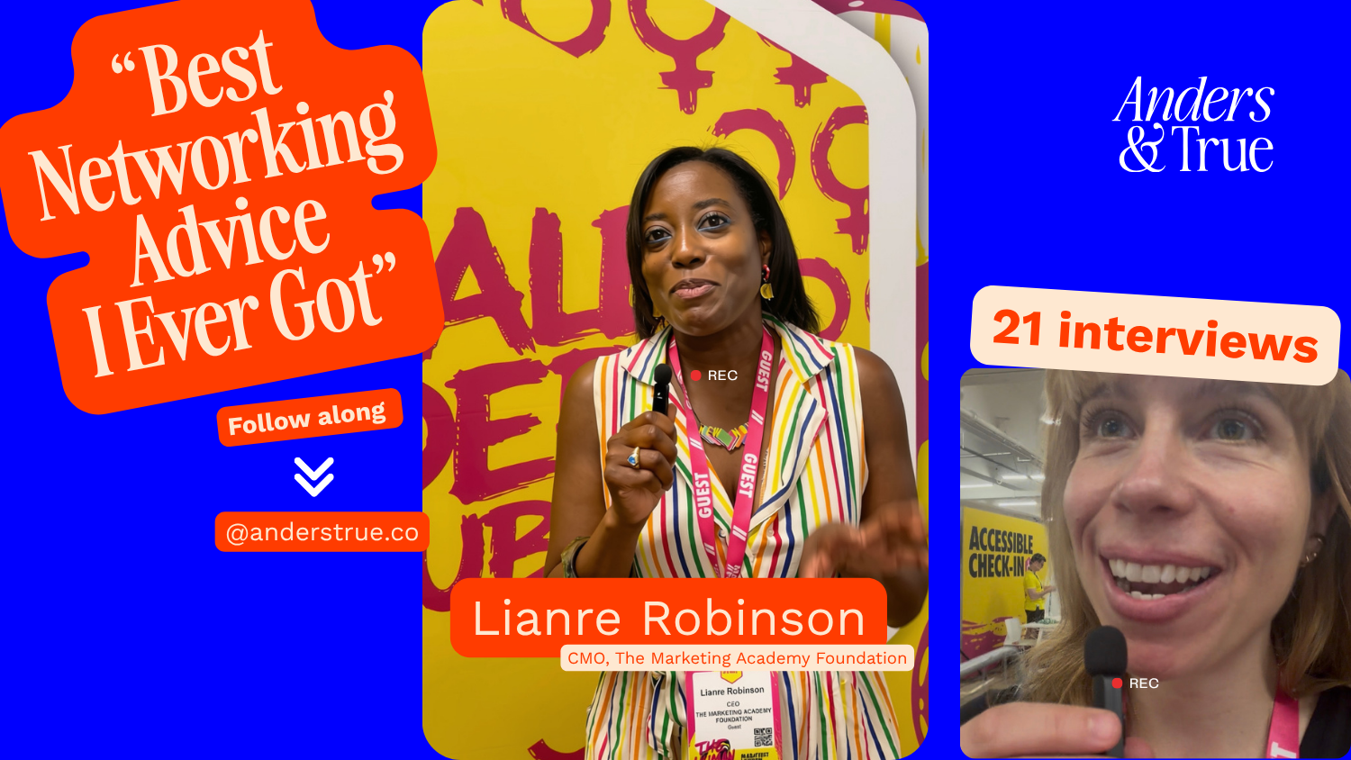 Best networking advice: it's just having a chat – Lianre Robinson