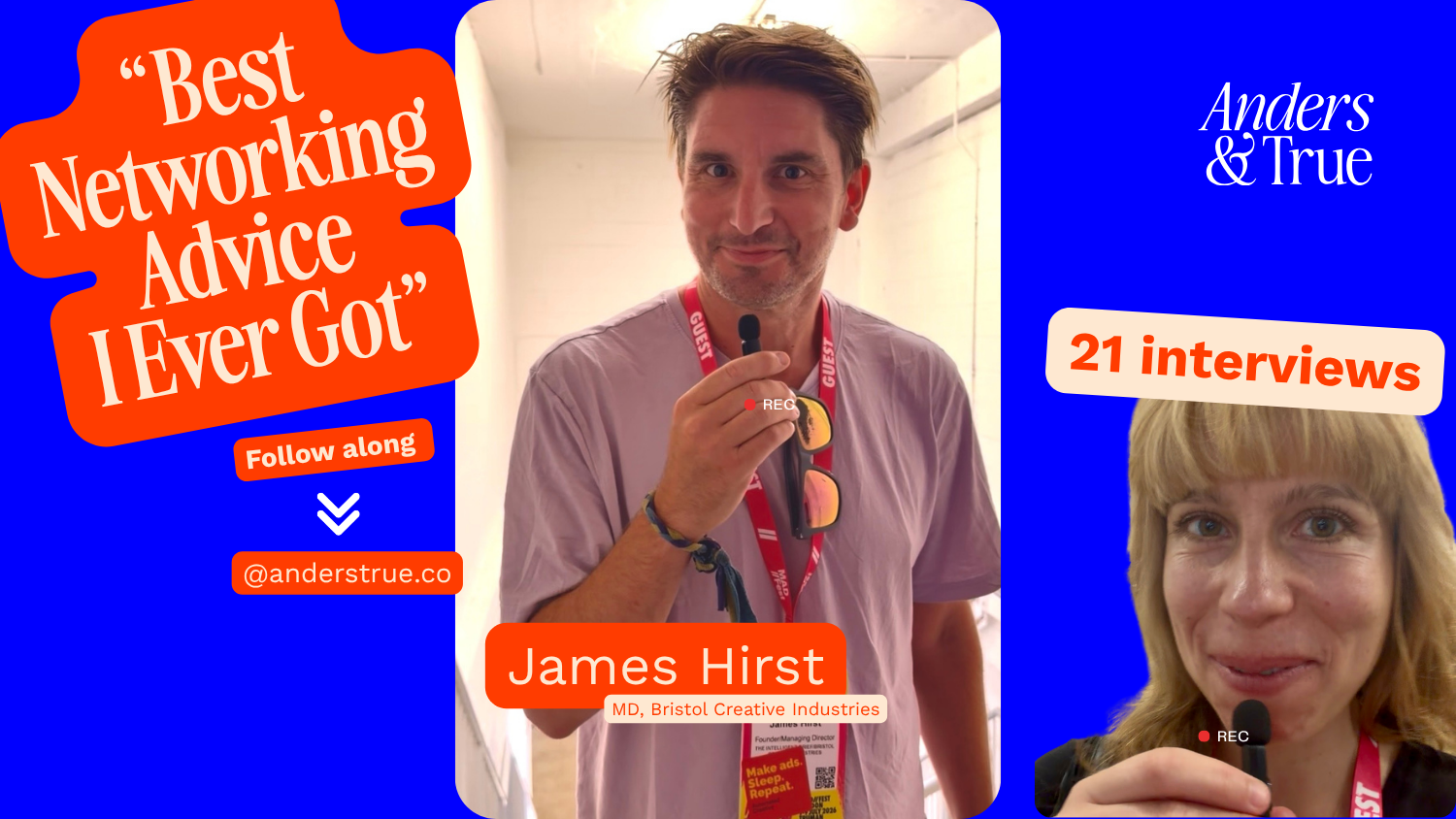 Best networking advice: ask different questions – James Hirst