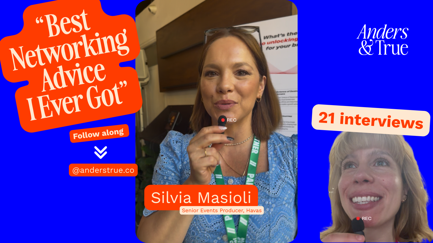 Best networking advice: the worst that can happen is a ‘no’ – Silvia Masioli