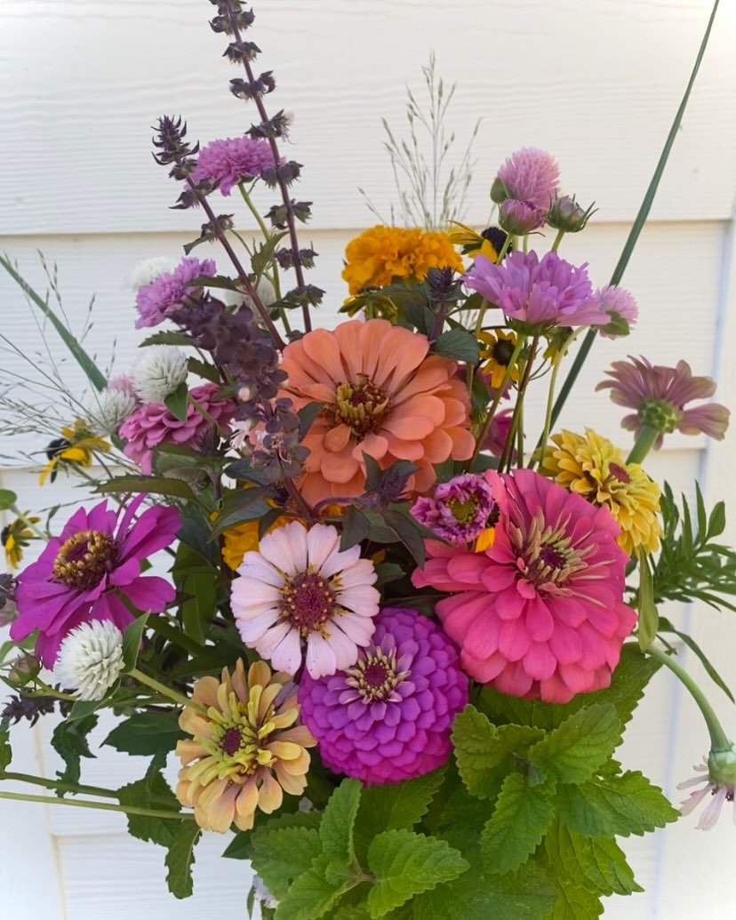 I don&rsquo;t know about you but the feeling I get when I have flowers around my home is pure joy! ⁣
⁣
Pictured are some bouquets from past bouquet subscriptions. I love putting together what each season has to offer and hearing how much joy they bri