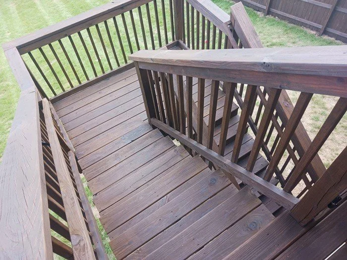 sandstone deck