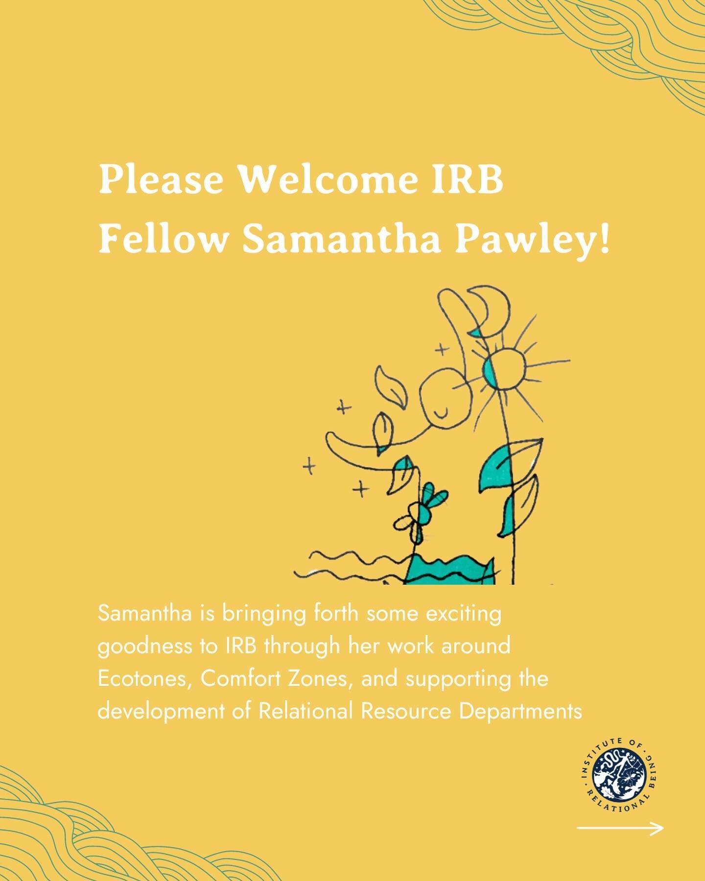 It is with a lot of joy that we welcome IRB fellow, Samantha Pawley 💓 

Join us as we traverse the uncharted territories of relationality, discovering moments of warmth and kindness in the most unexpected places. ✨ 

Delve deeper into Samantha&rsquo
