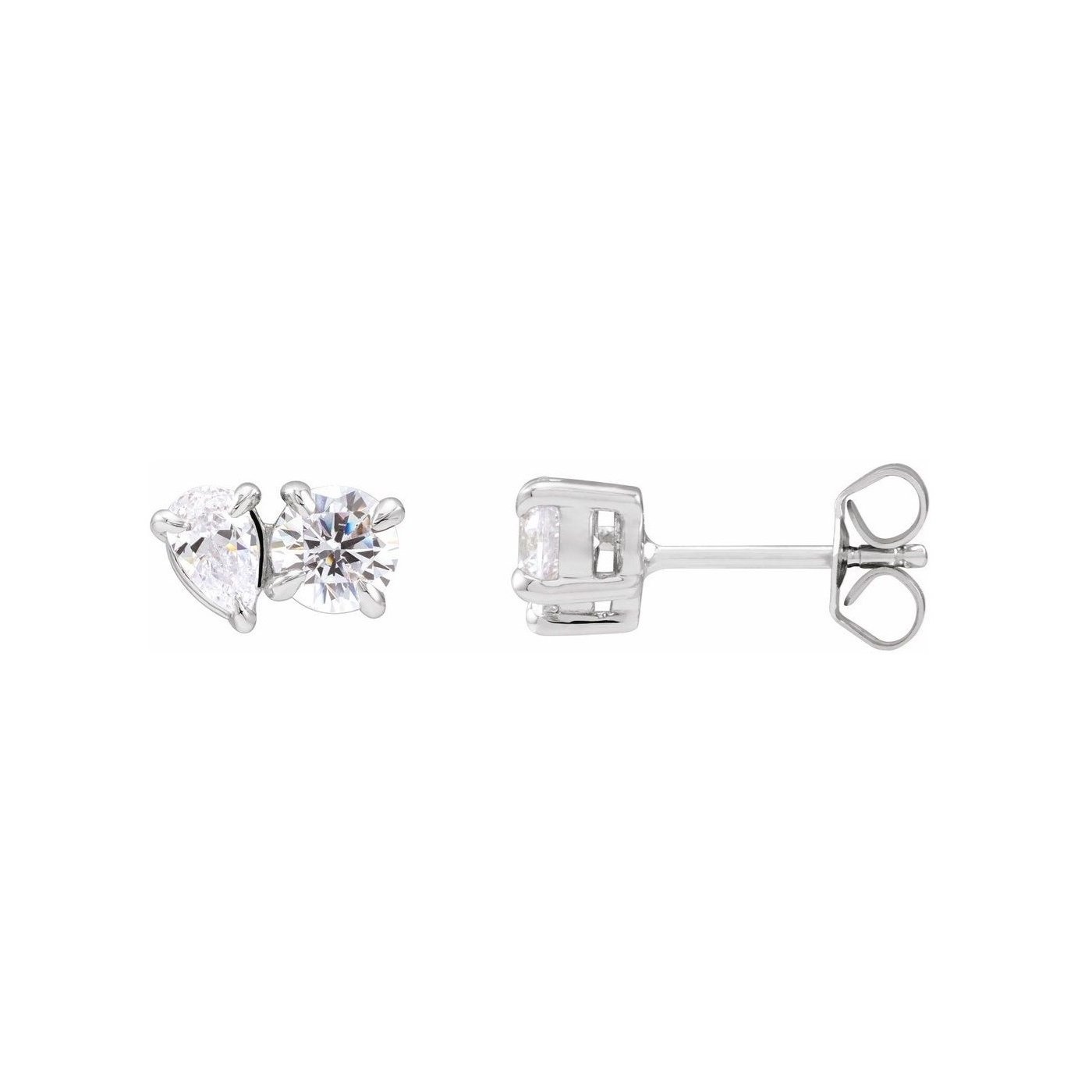 Amity ✨ Diamond Earrings (White Gold)