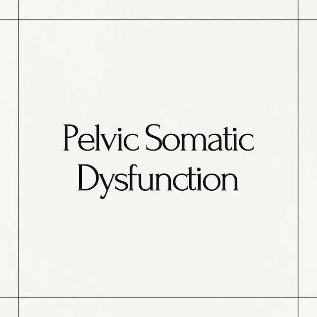 Pelvic Somatic Dysfunction