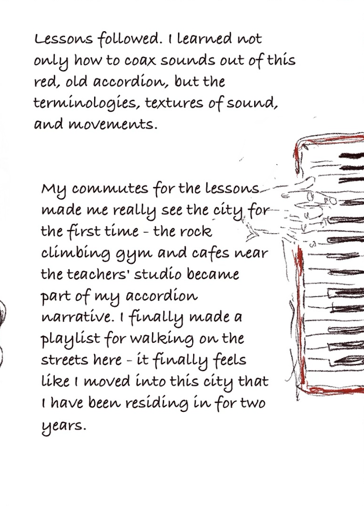 My Red Accordion (zine. 2023.)
p. 9