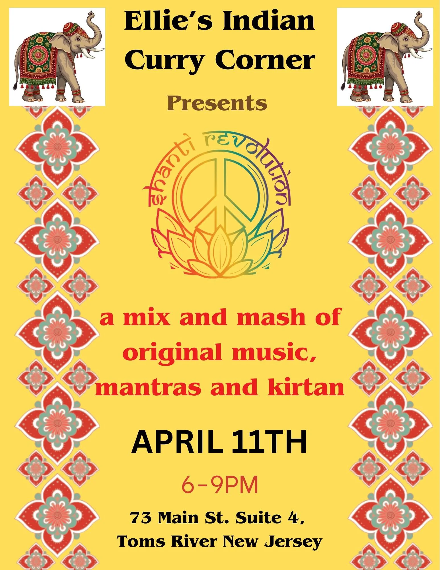 Music at Ellie's Indian Curry Corner