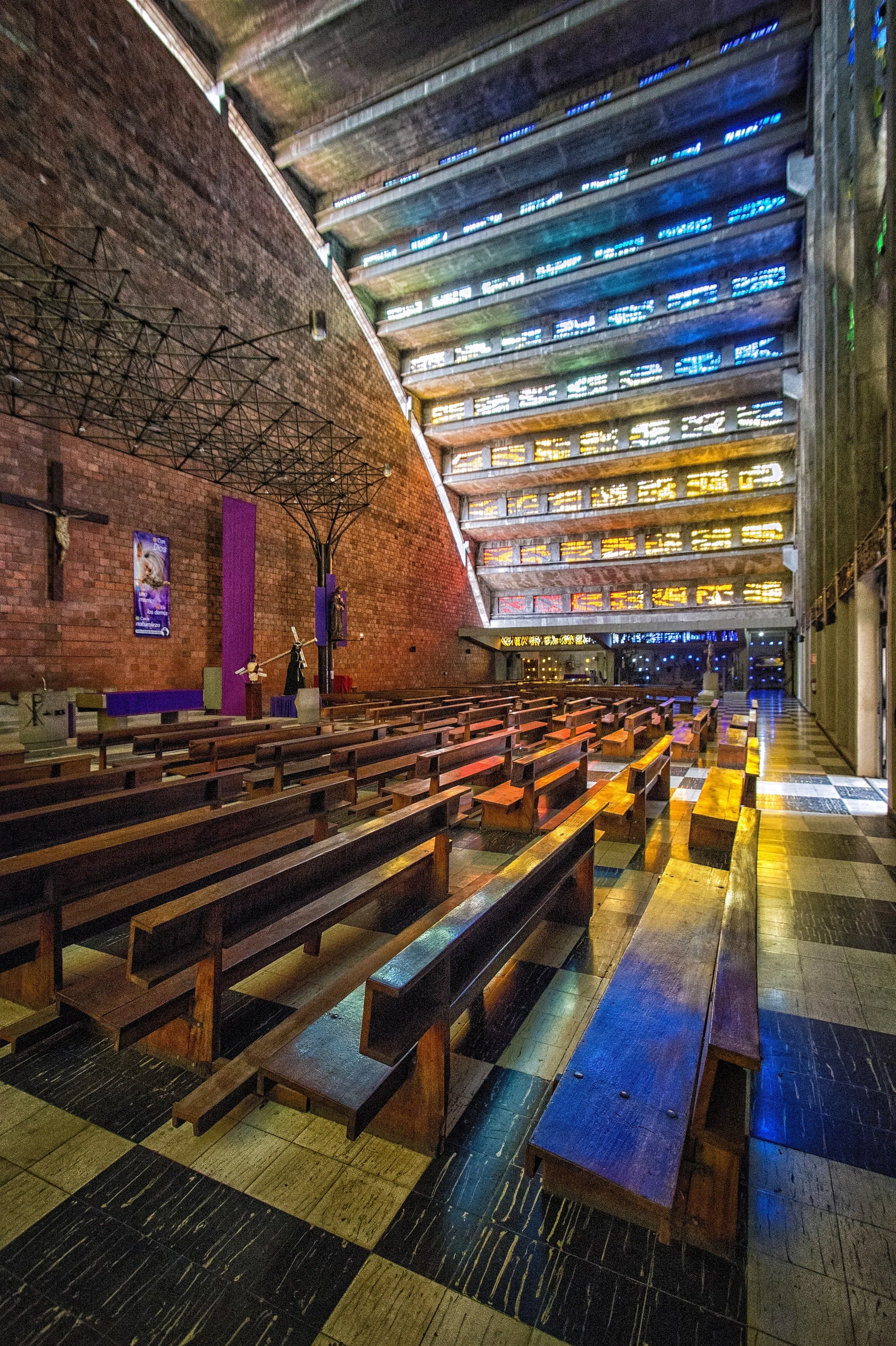 ‘In the sharpened shadows of stained glass’