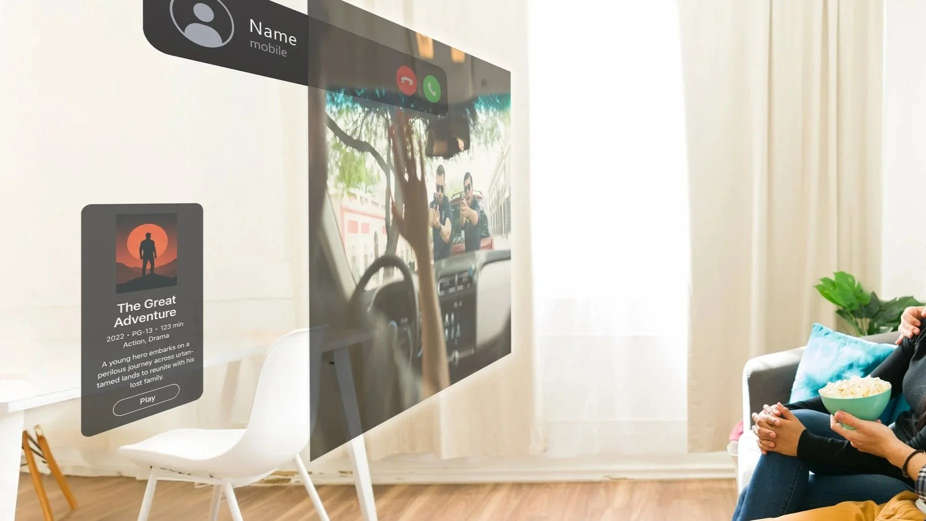 Selecting Hidden Objects Along a Ray in Layered Spatial Scenes