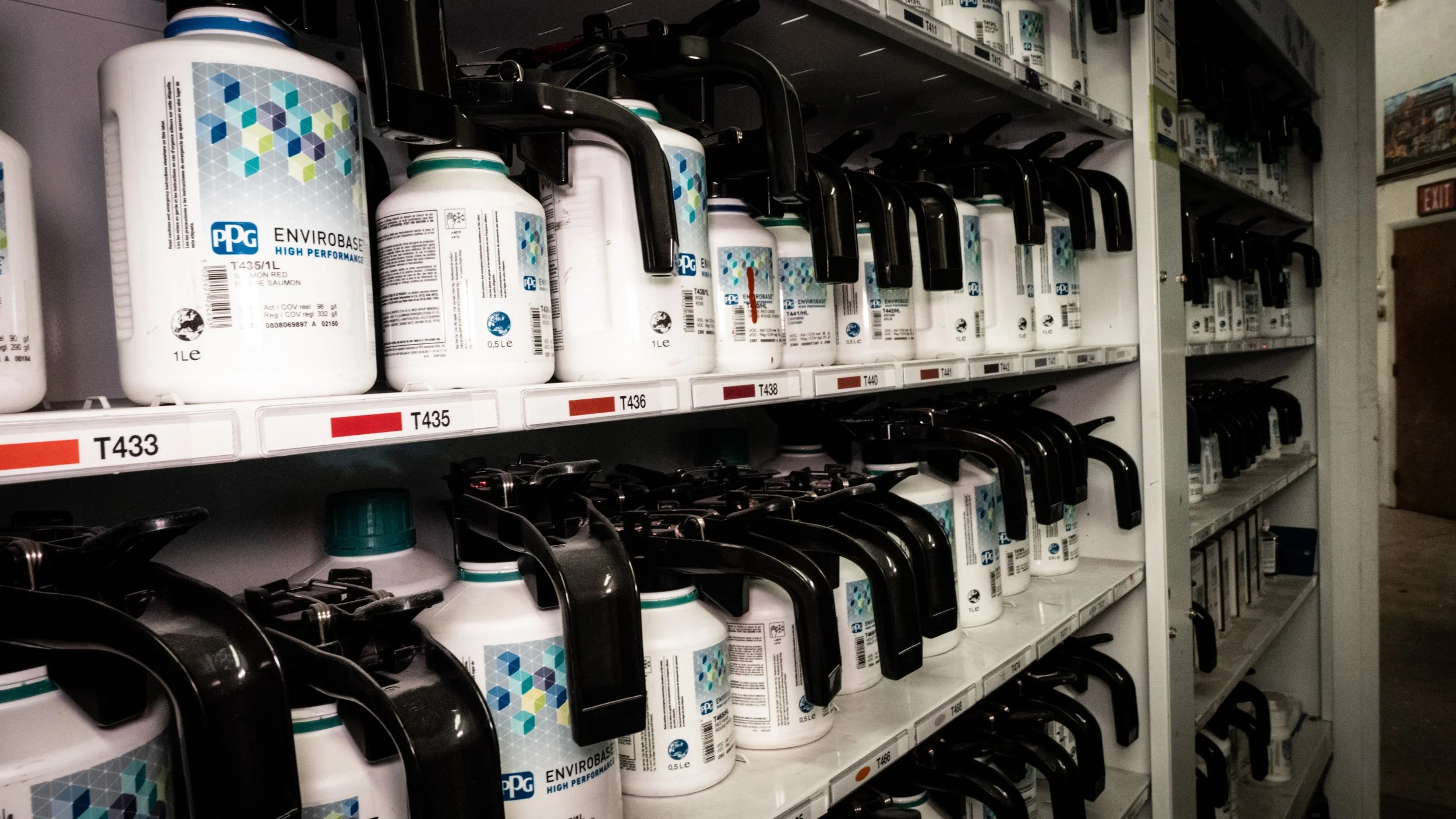 We only use the best paint for your car