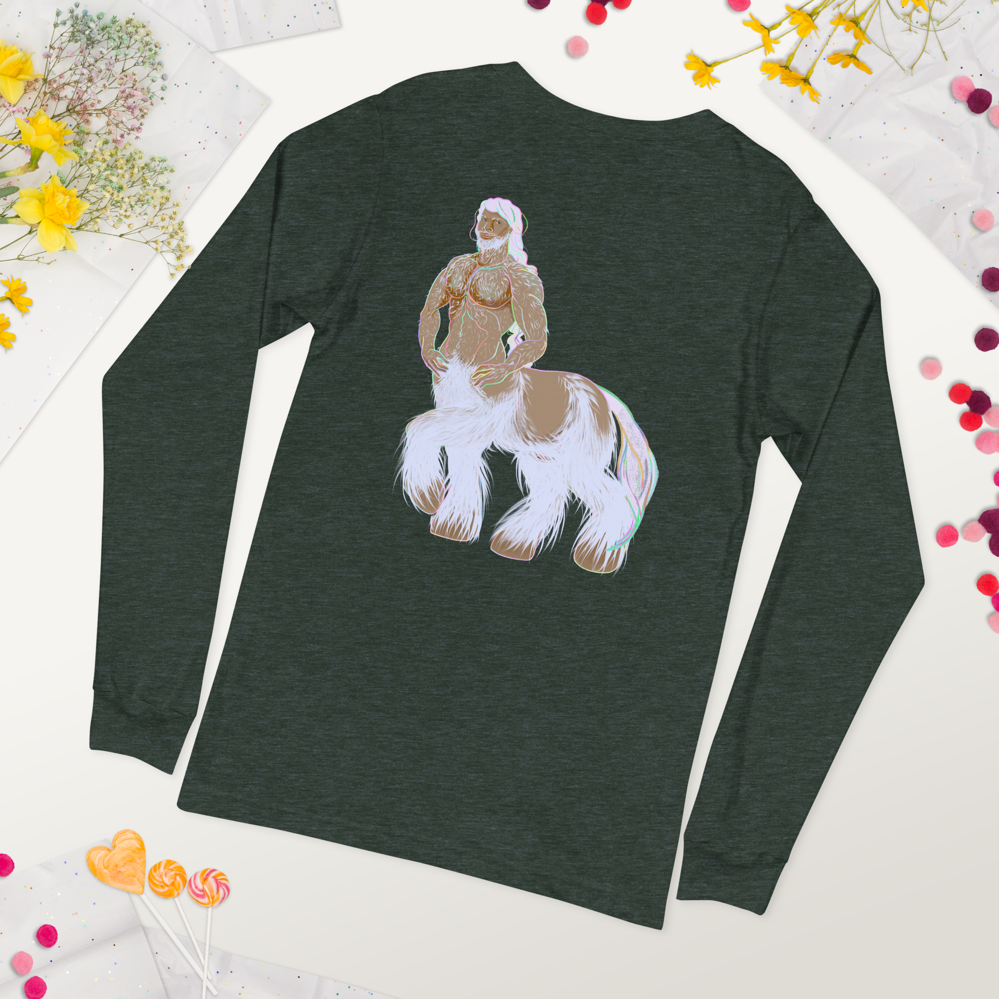 Queer Uncanny Archetypes: Centaur Unisex Long Sleeve Tee