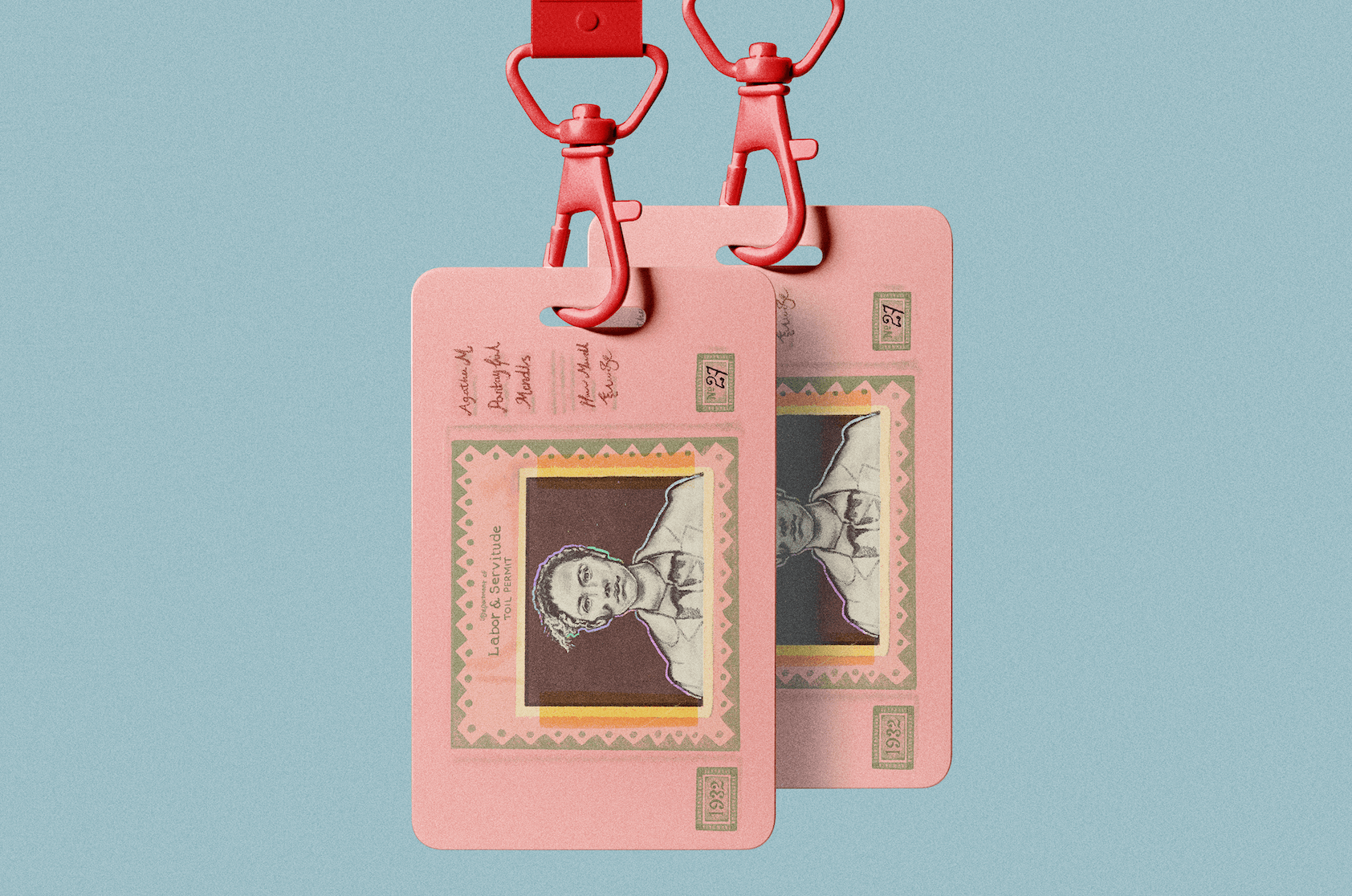 Wes Anderson The Archives objects illustrated by Klaus Pierhotski lanyard