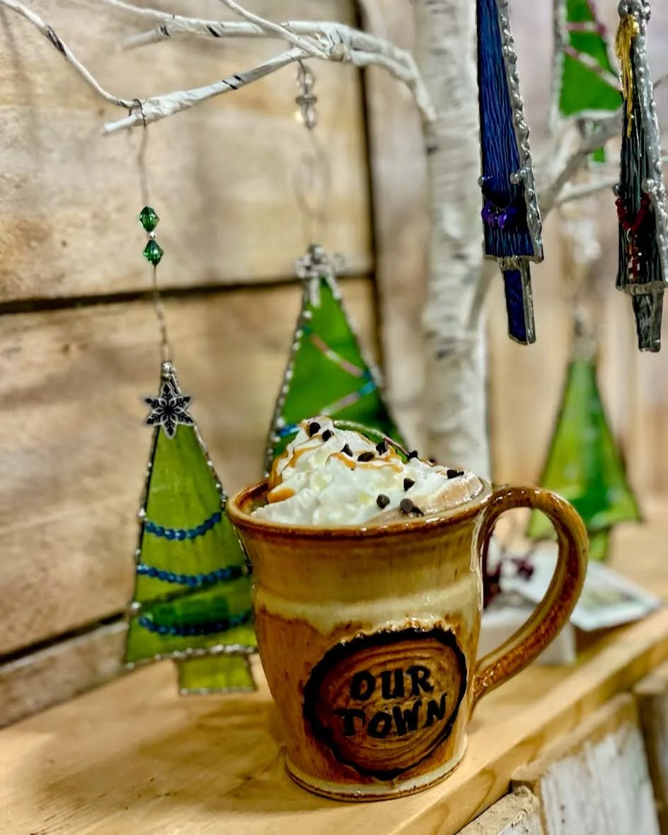We'll be open for Christmas Walk form 8:00am until the light parade at 6:30pm. Stop in for our famous hot chocolate made with white and dark Ghirardelli chocolate chips, homemade whipped cream and a drizzle of our house made caramel syrup. 

 #ourtow