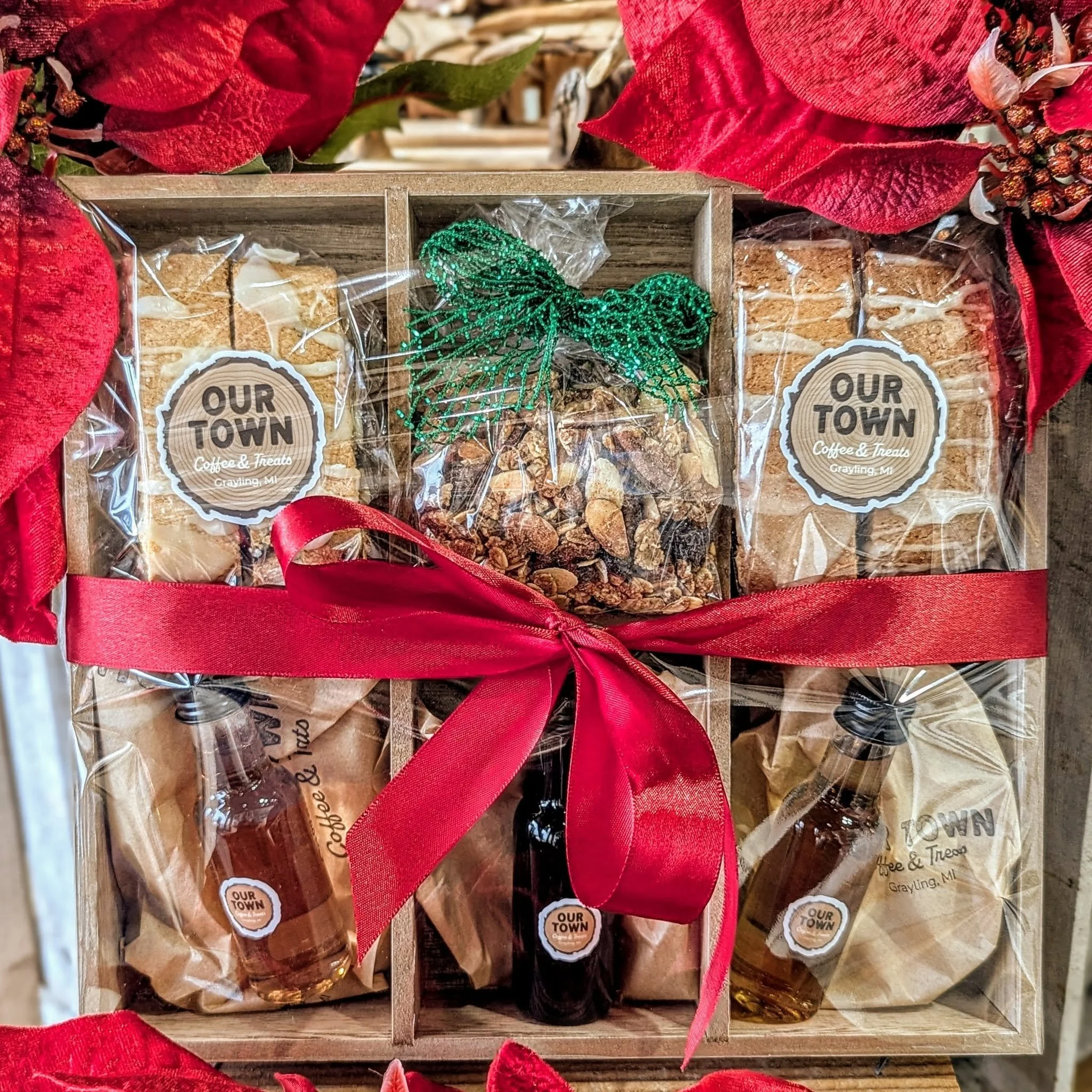 Looking for a gift that's thoughtful, unique, and sure to impress? Our Holiday Gift Box is the perfect bundle:
🍪 Two flavors of house-made biscotti
 🥣 Our homemade granola
 🍯 Vanilla, Brown Sugar &amp; Mint syrups
All packaged and ready to delight