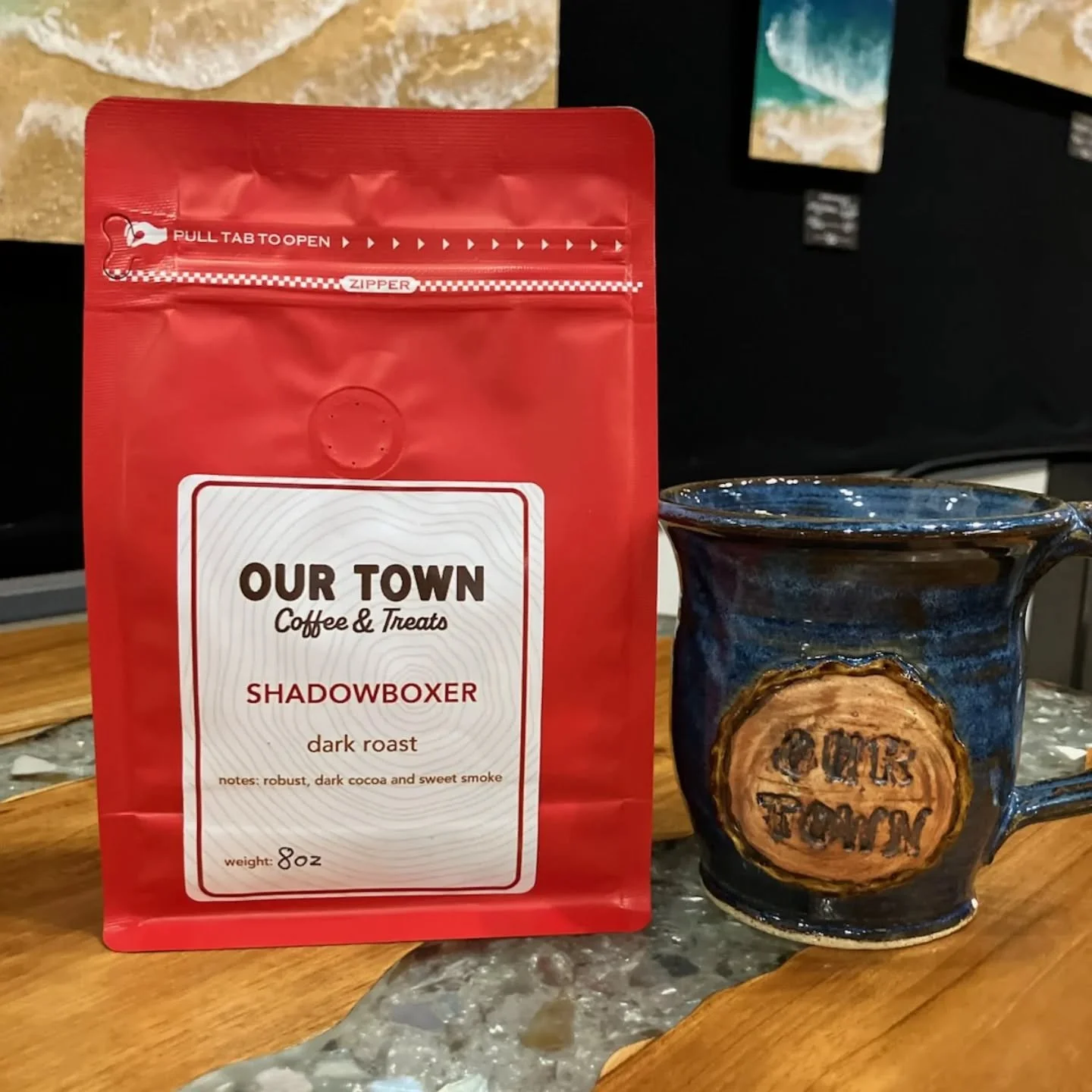 Stop in and take your favorite winter warm up home. 

#coffeeandtreats #smallbatchroaster #ourtowncoffeeandtreats