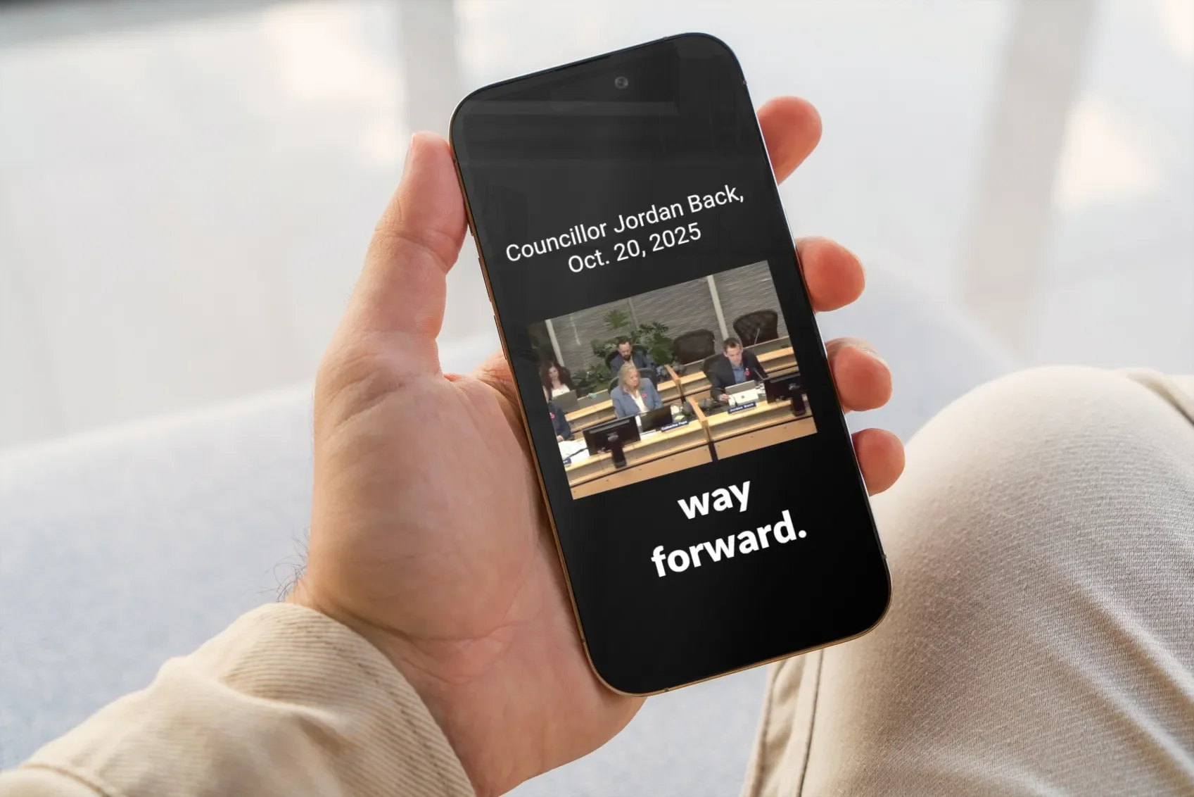 Councillor Back advocates for more housing diversity in the District of North Van