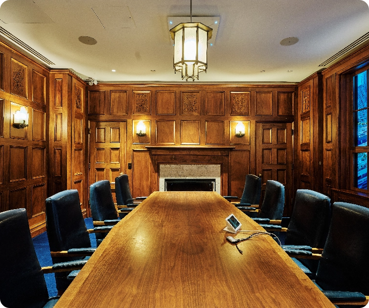 Georgia Boardroom at And-Co, seats 10 to 12