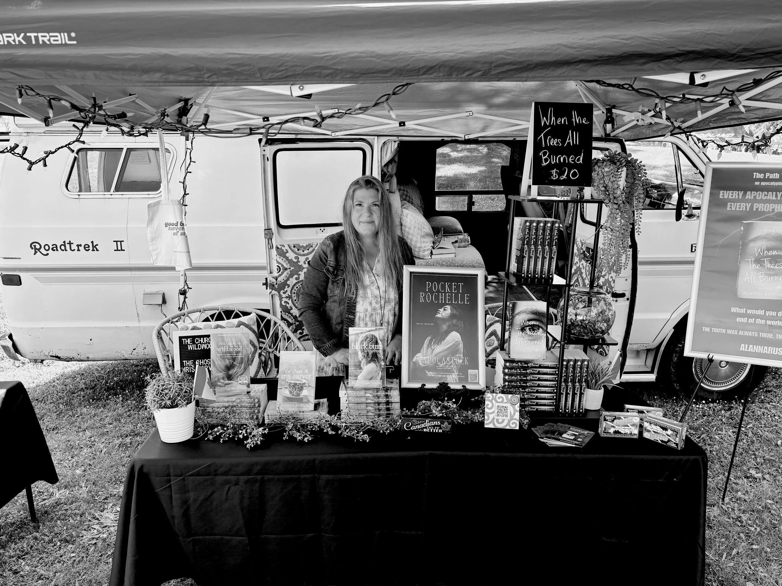 Book Table at the Durham Fall Fair