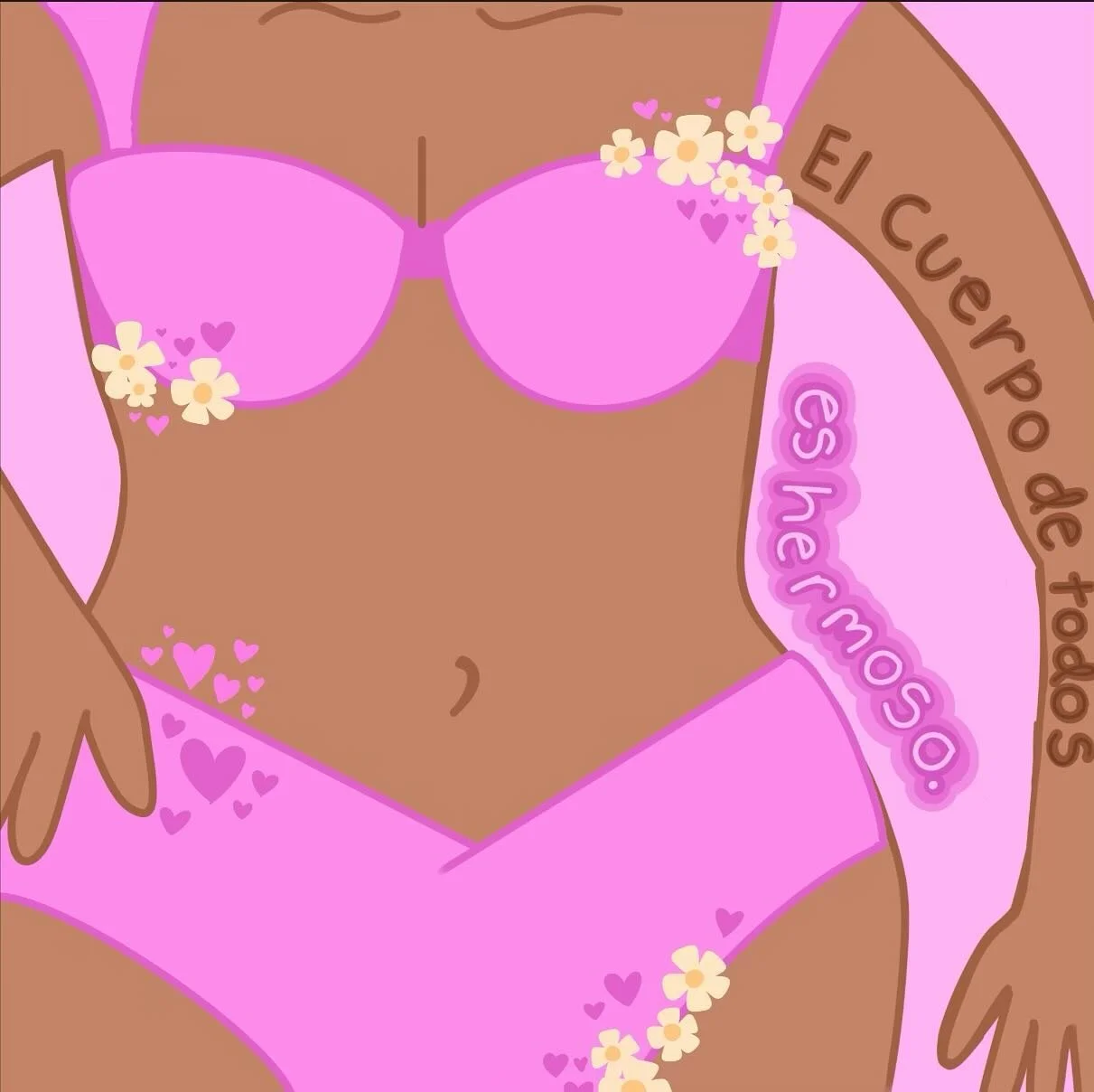 Eres hermosa y tu cuerpo es hermoso💕